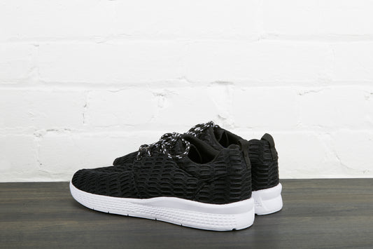 Giày Sneaker Đen Đế Trắng