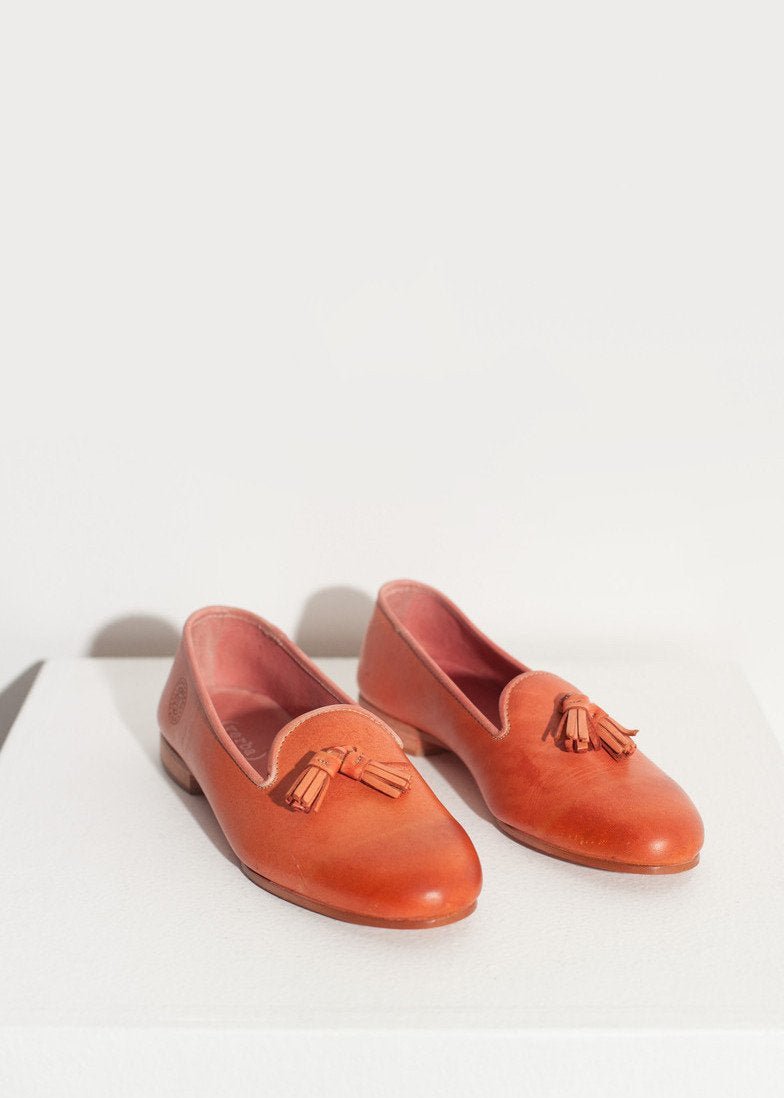 Leather Loafer in Rose - formtest11