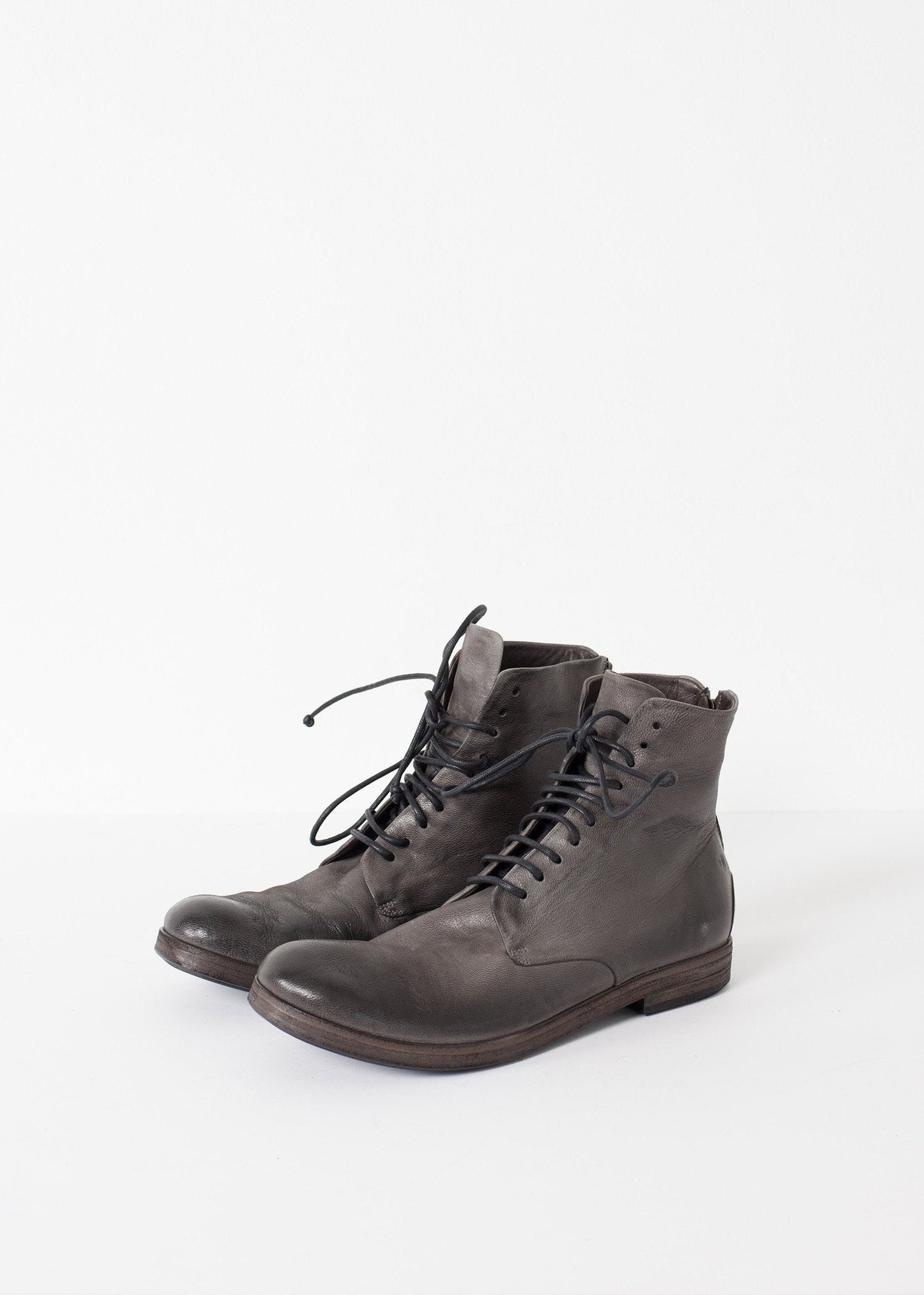 Listello Lace-Up Boot in Slate Grey - formtest11