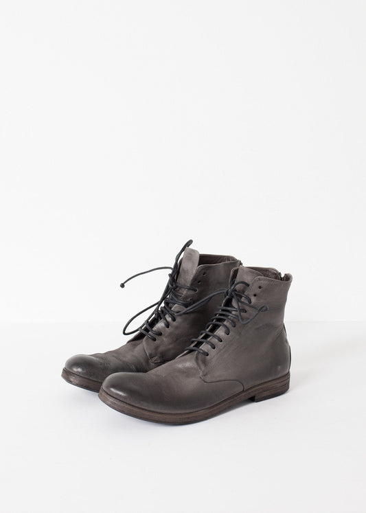 Listello Lace-Up Boot in Slate Grey - formtest11