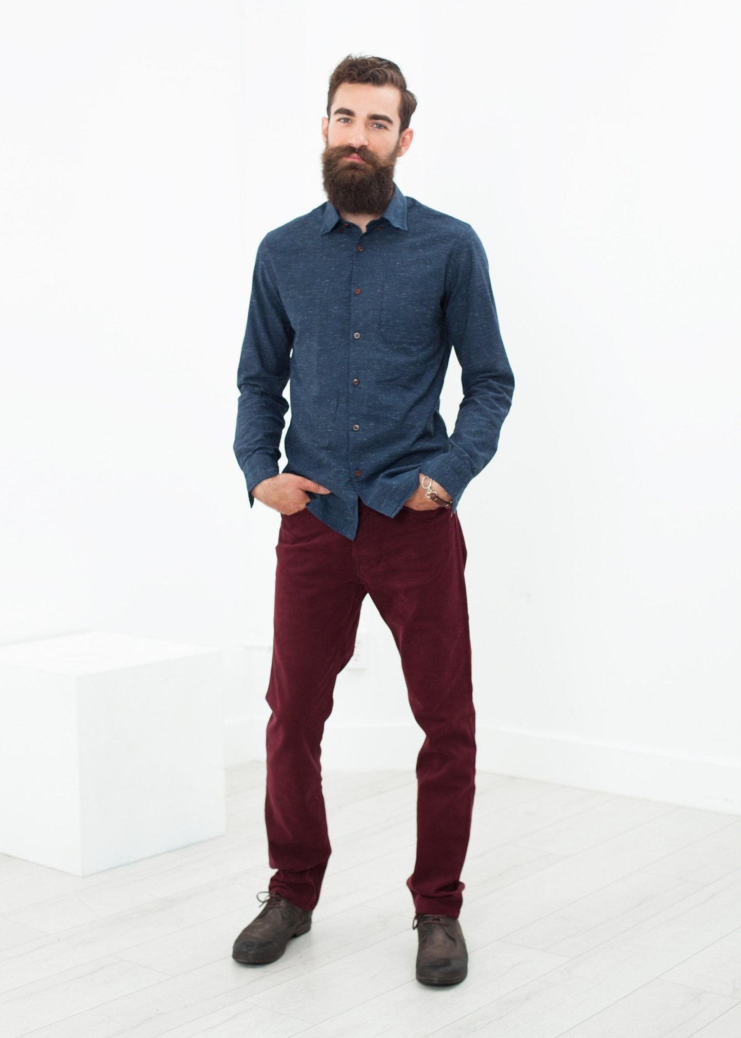 Listello Short Boot in Mud - formtest11