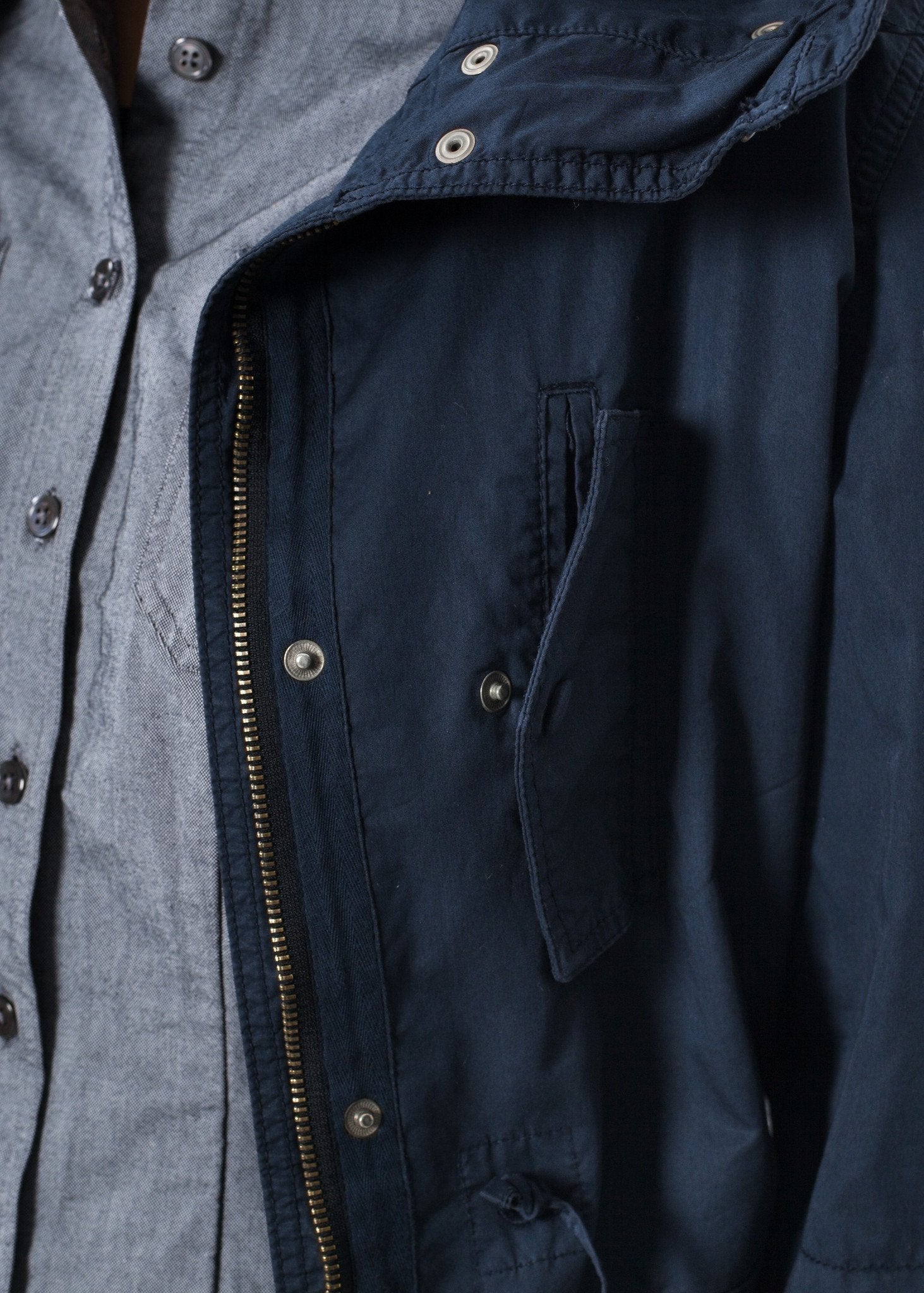 Marquee Coat in Steel - formtest11