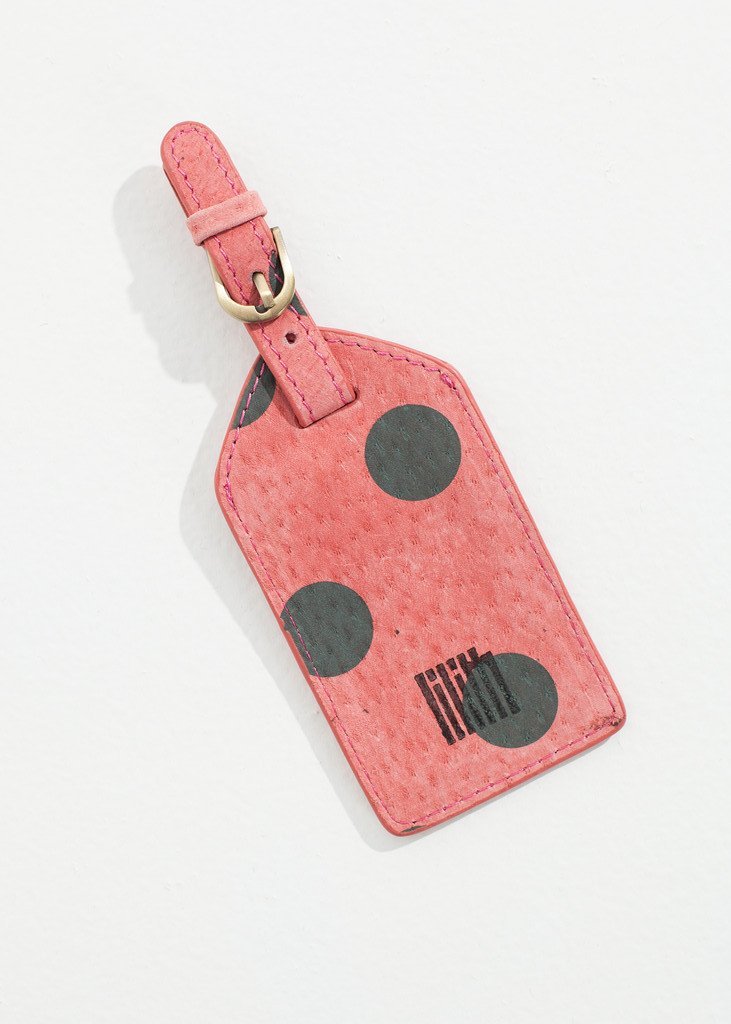 Oscar Luggage Tag in Rose - formtest11