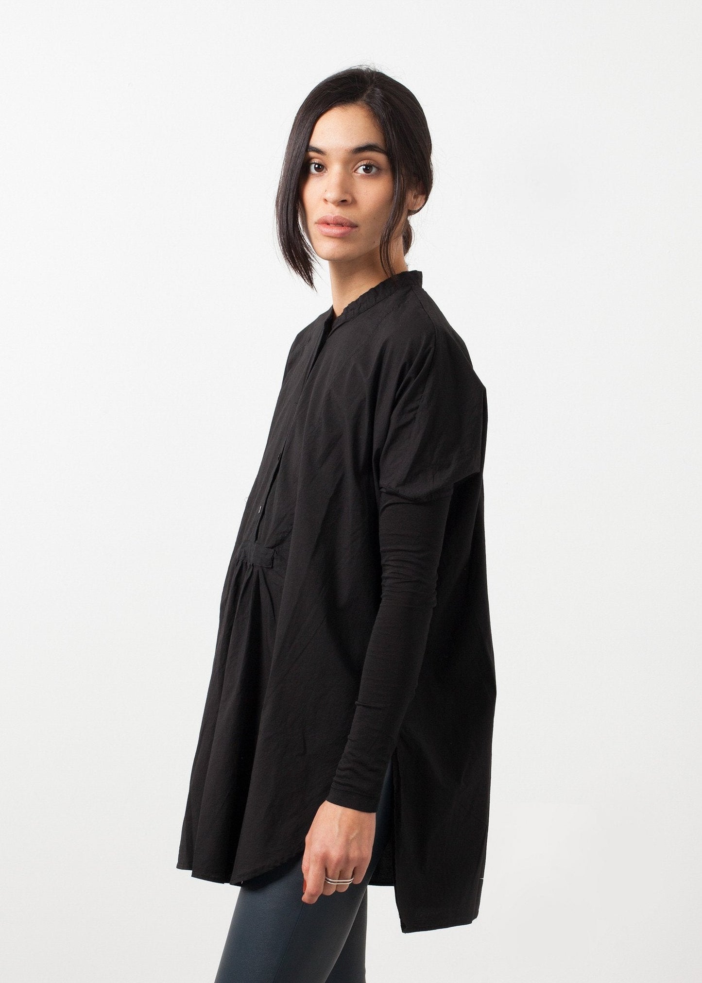 Oversized Bibbed Blouse - formtest11