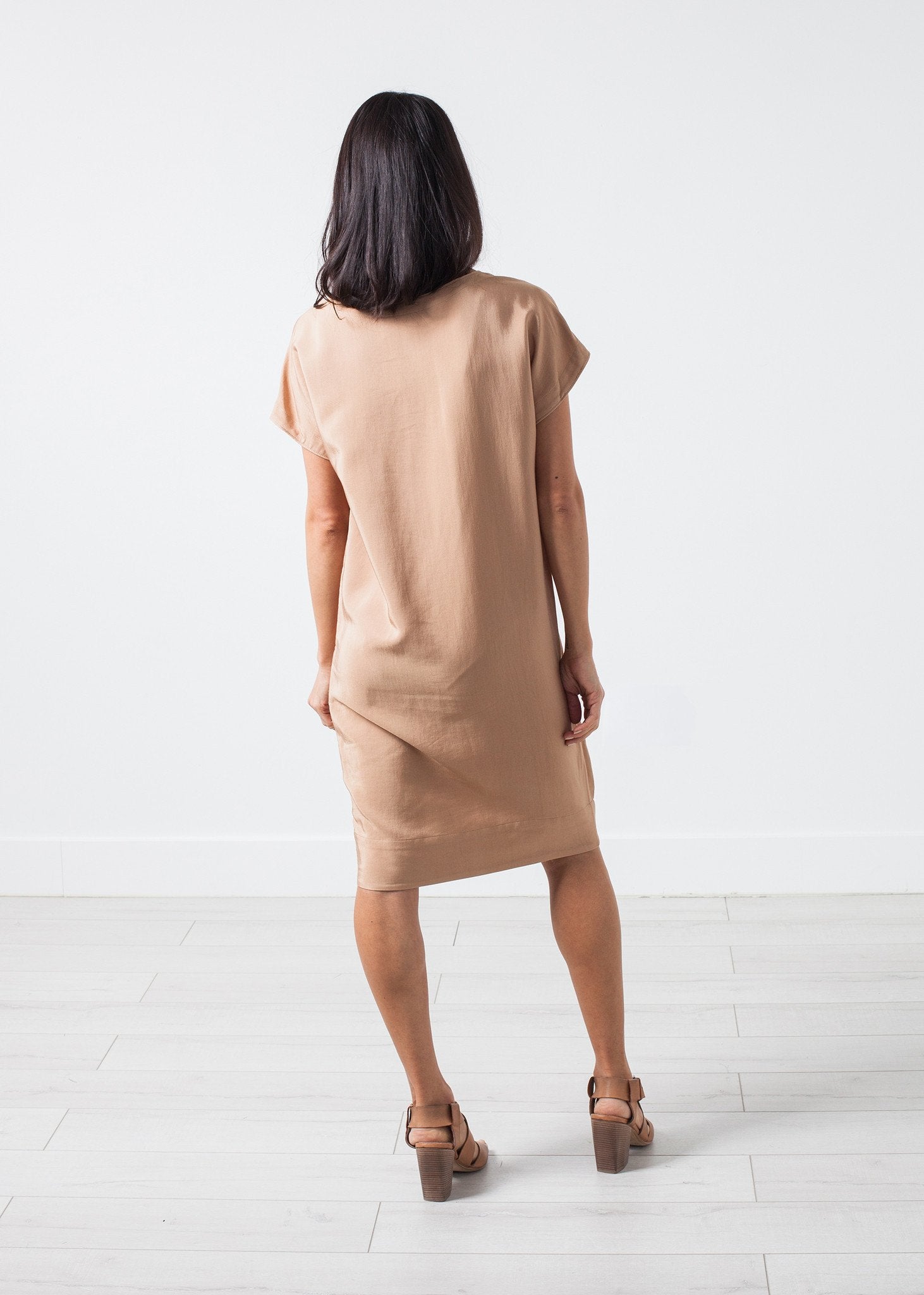 Philomene Dress in Camel - formtest11