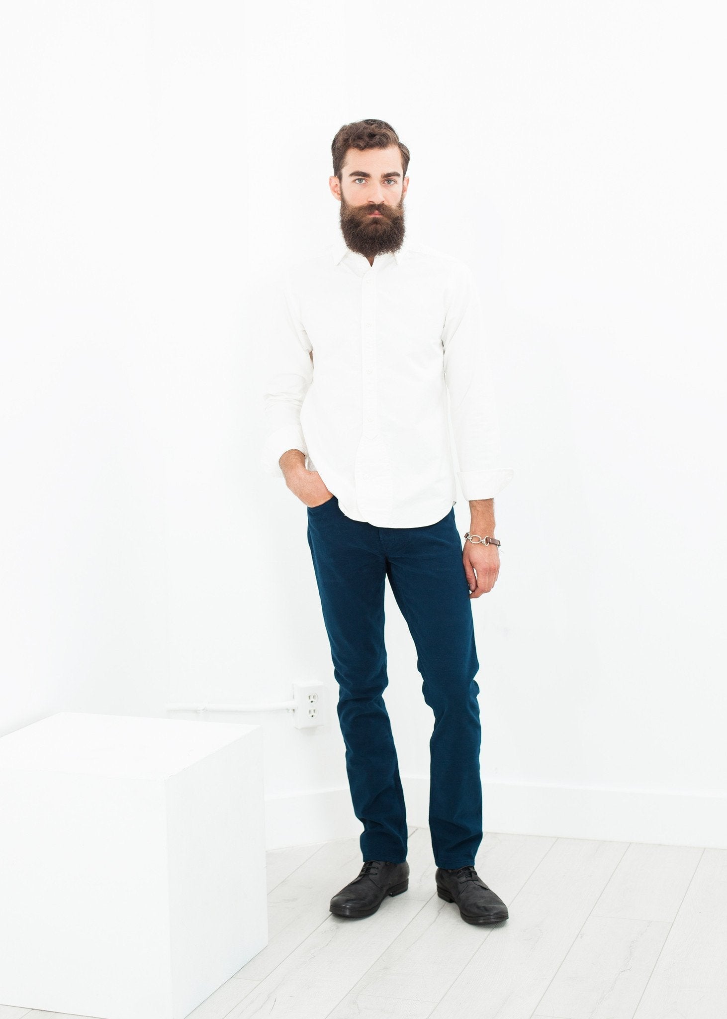 Alex Twill Pant in quote - formtest11