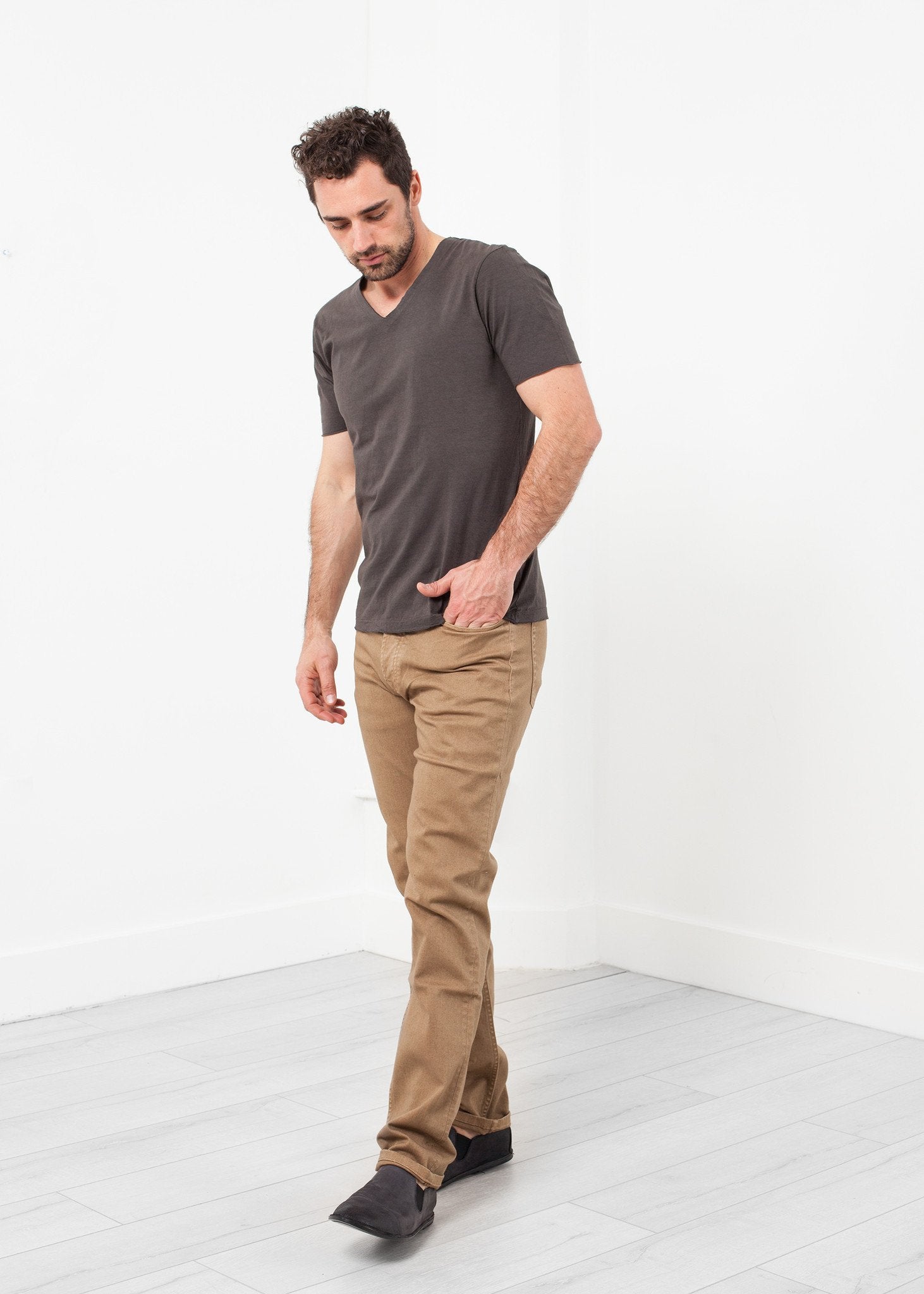 Alex Twill Pant in Sand quote - formtest11