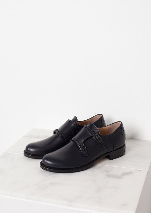 Buckle Shoe in Navy - formtest11