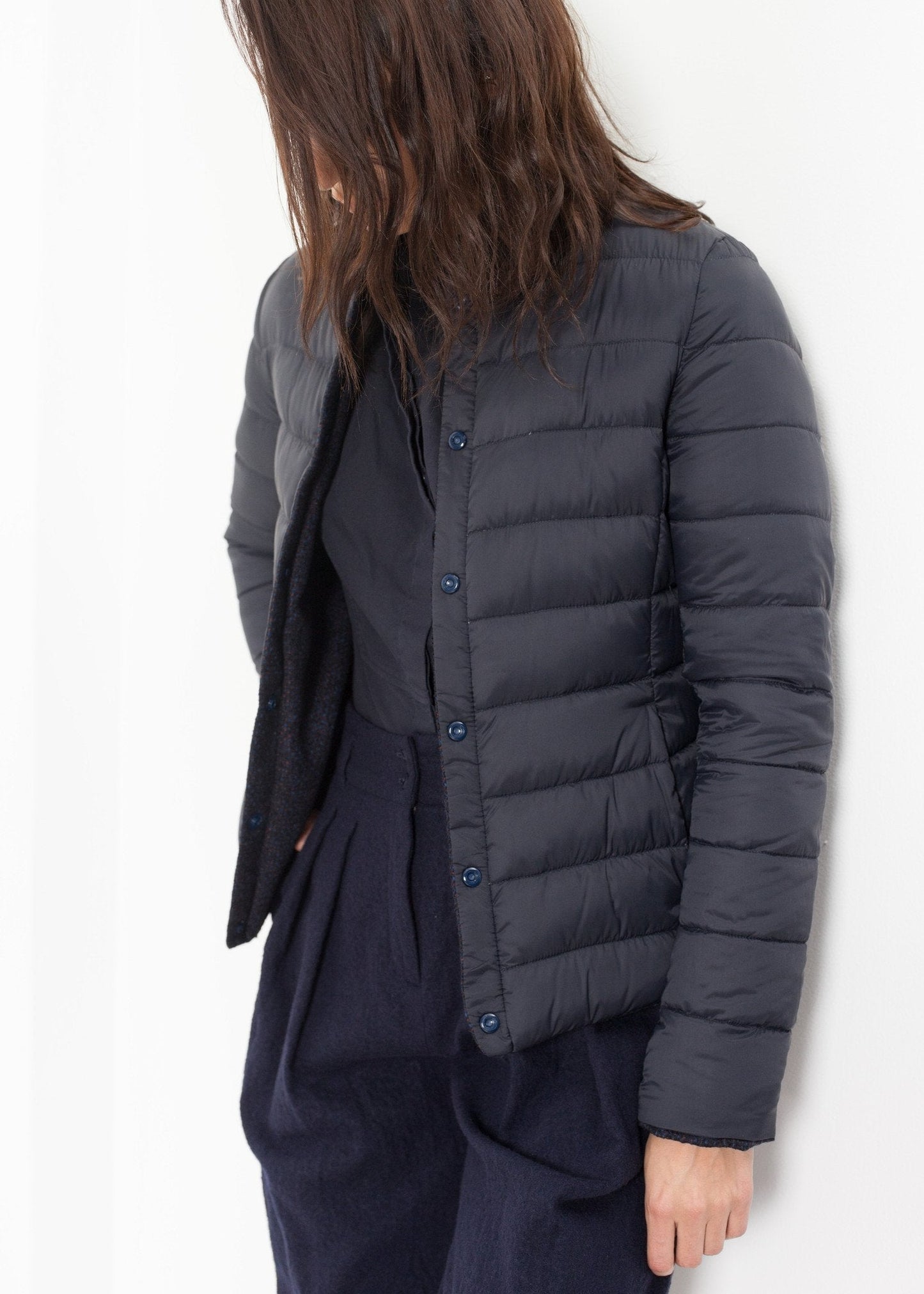 Camelia Reversible Jacket in Navy/Blue - formtest11