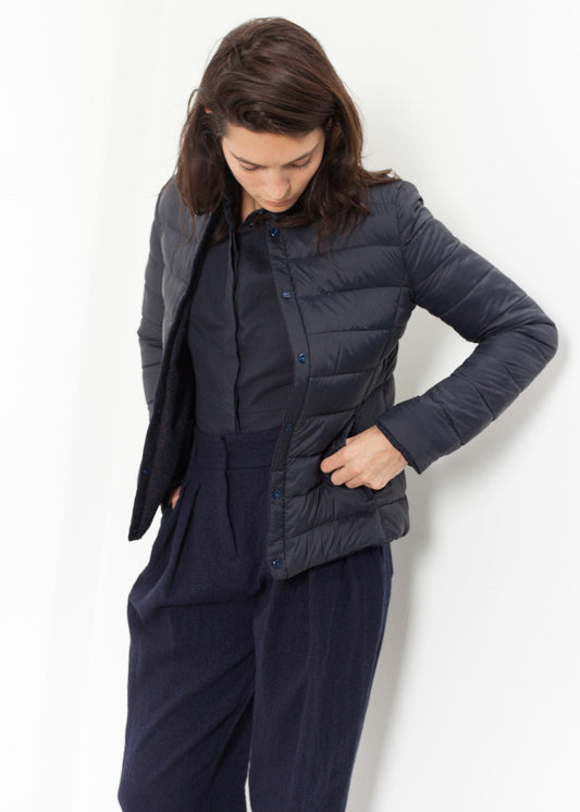 Camelia Reversible Jacket in Navy/Blue - formtest11