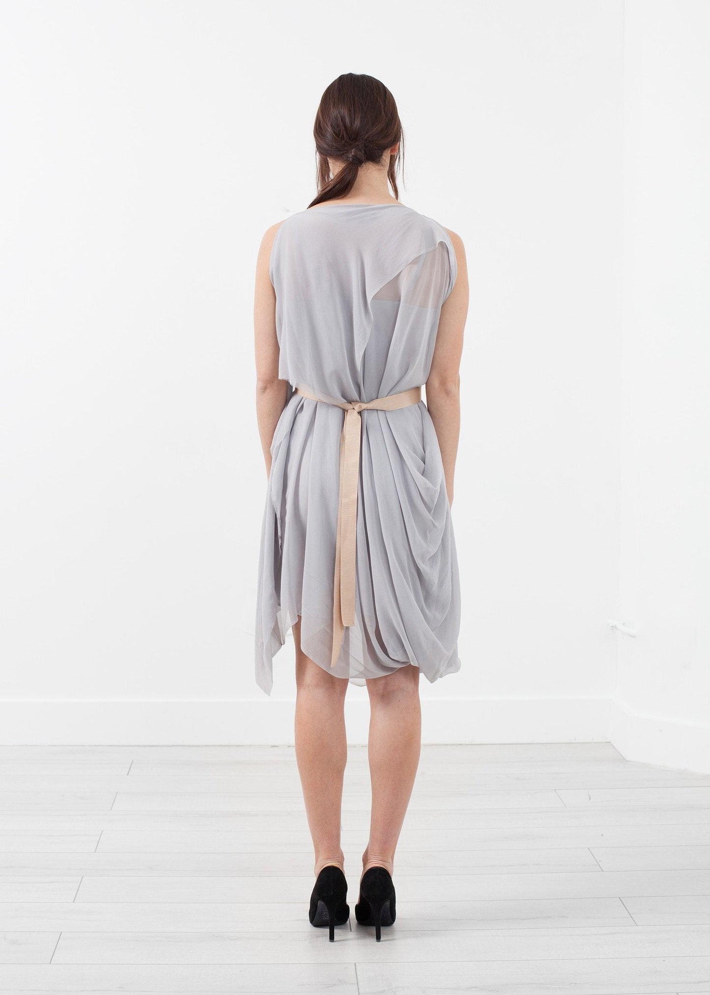 Chiffon Draped Dress - formtest11