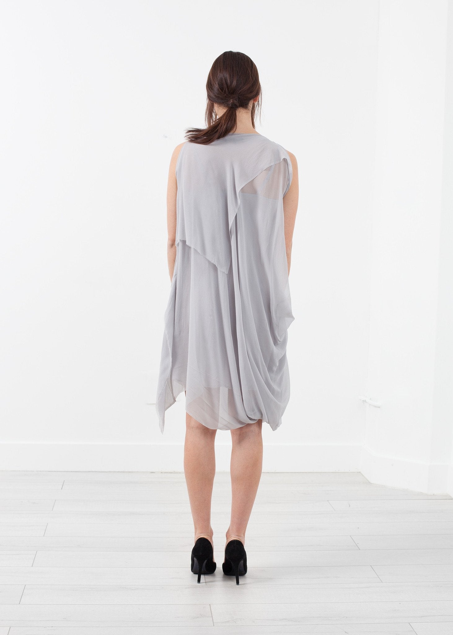 Chiffon Draped Dress - formtest11