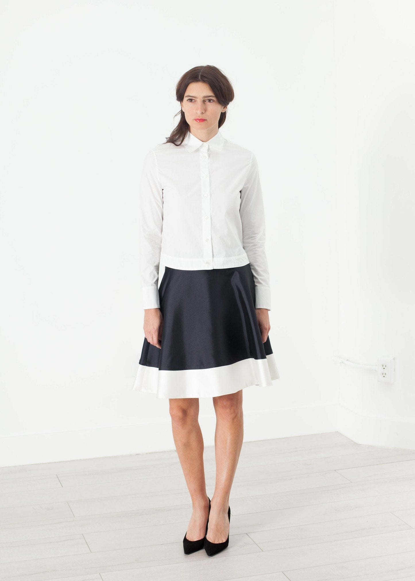 Circle Skirt in Navy - formtest11