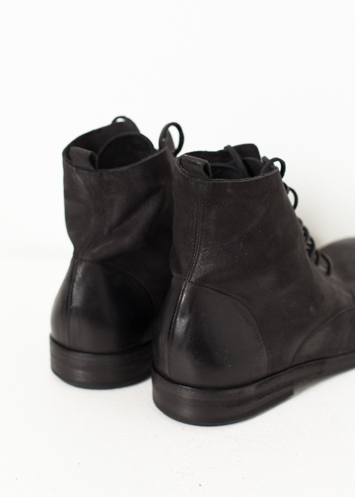 Combat Ankle Boot in Black - formtest11