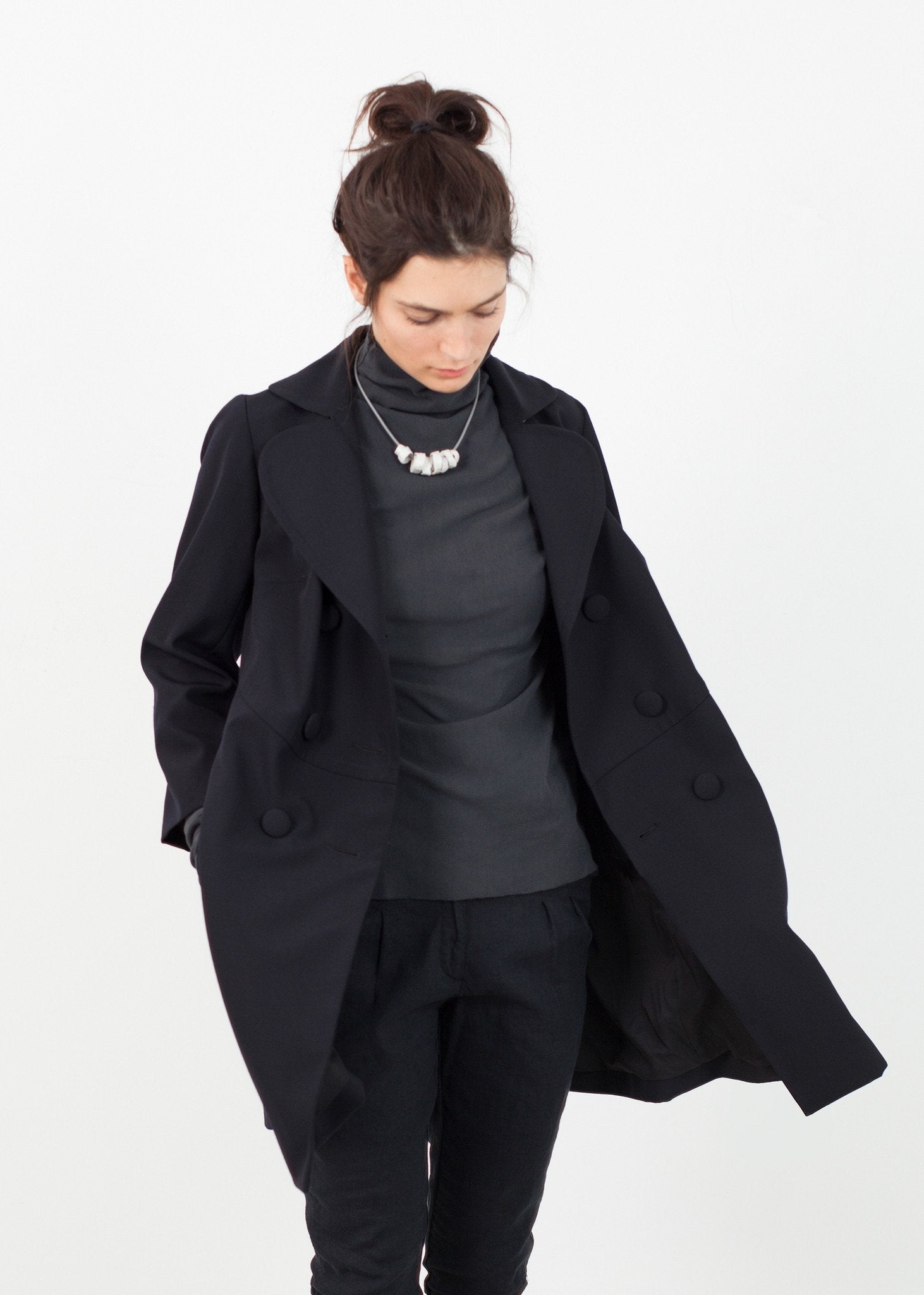 Day Coat in Navy - formtest11