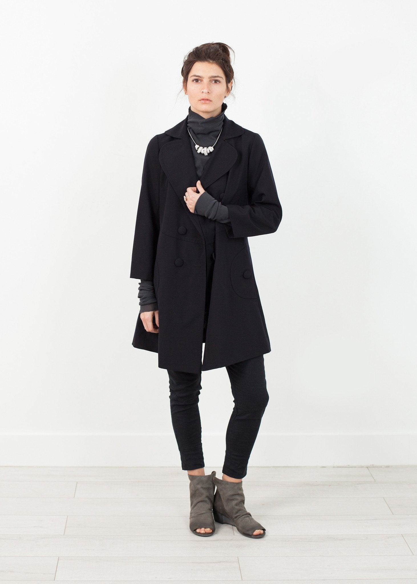 Day Coat in Navy - formtest11