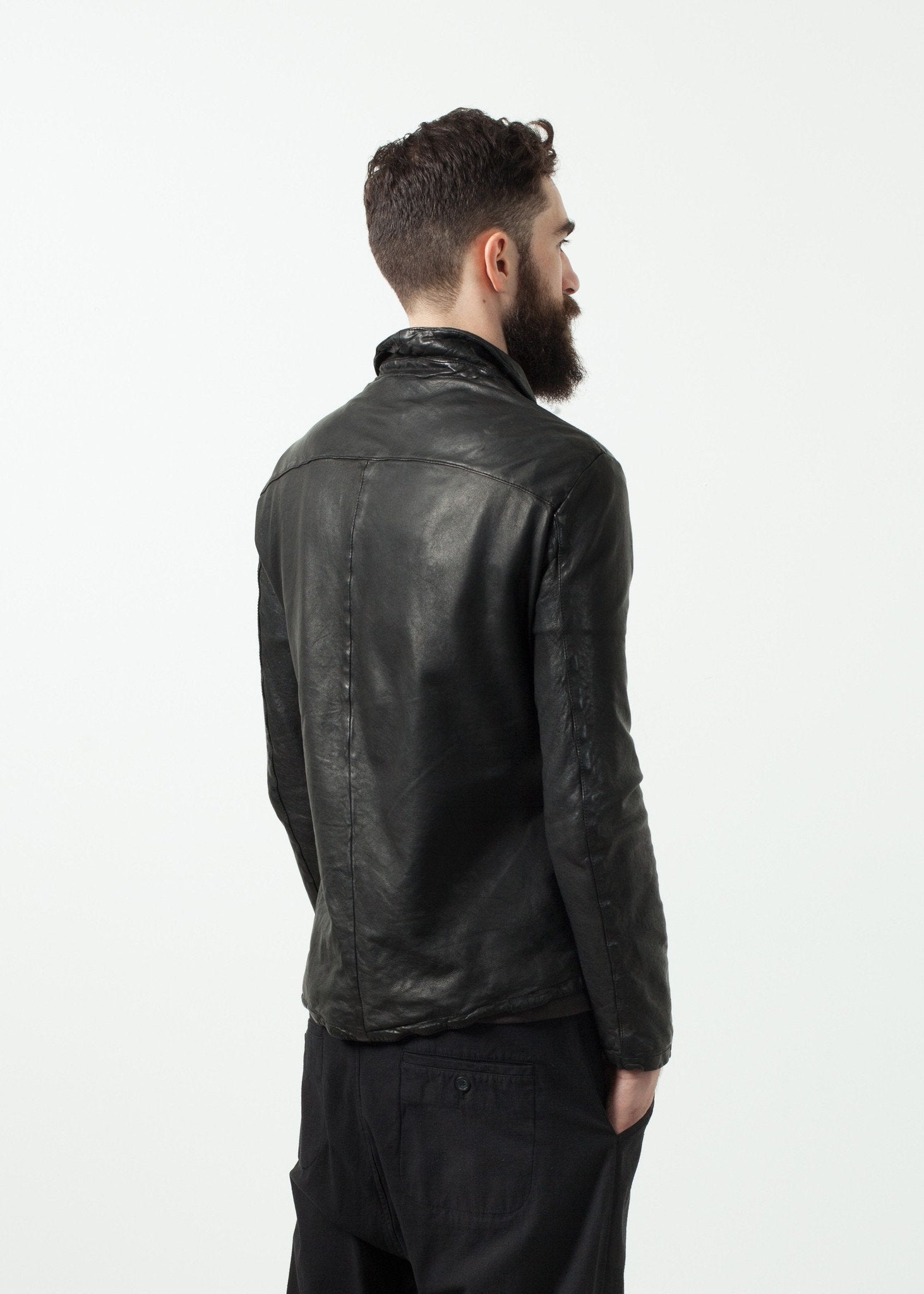 Distressed Motorcycle Jacket - formtest11