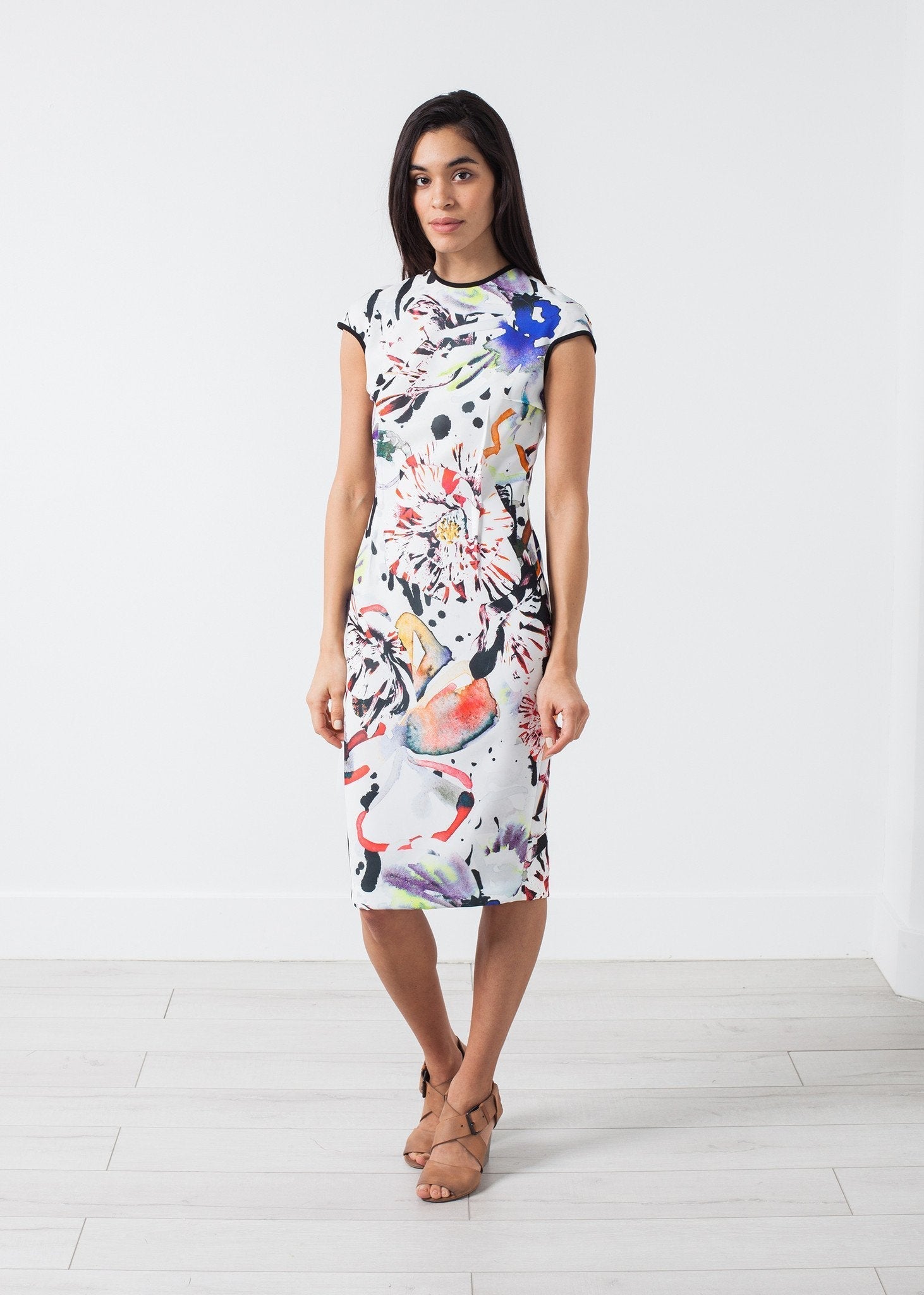 Dream Dress in Painted Floral - formtest11