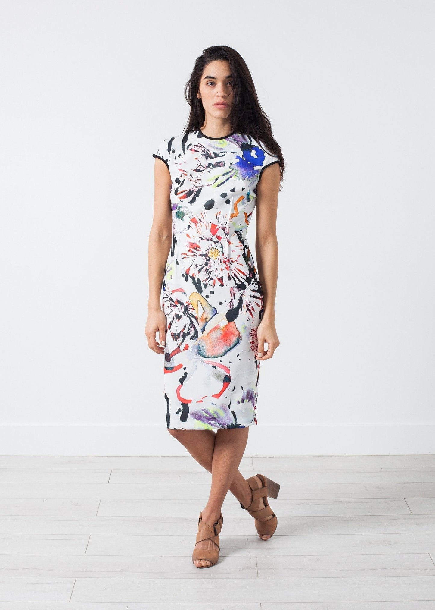 Dream Dress in Painted Floral - formtest11