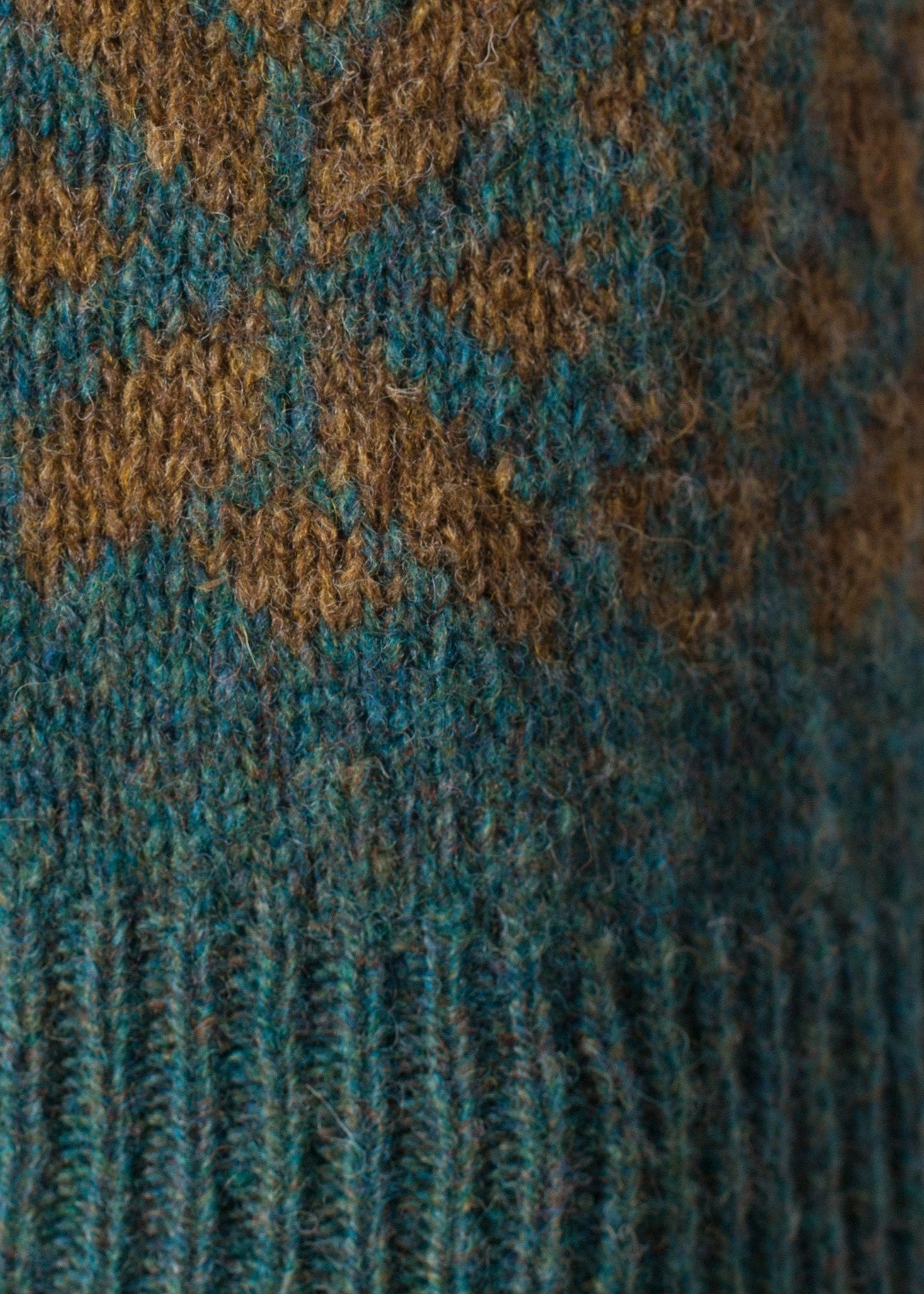 Fair Isle Vest in Army - formtest11