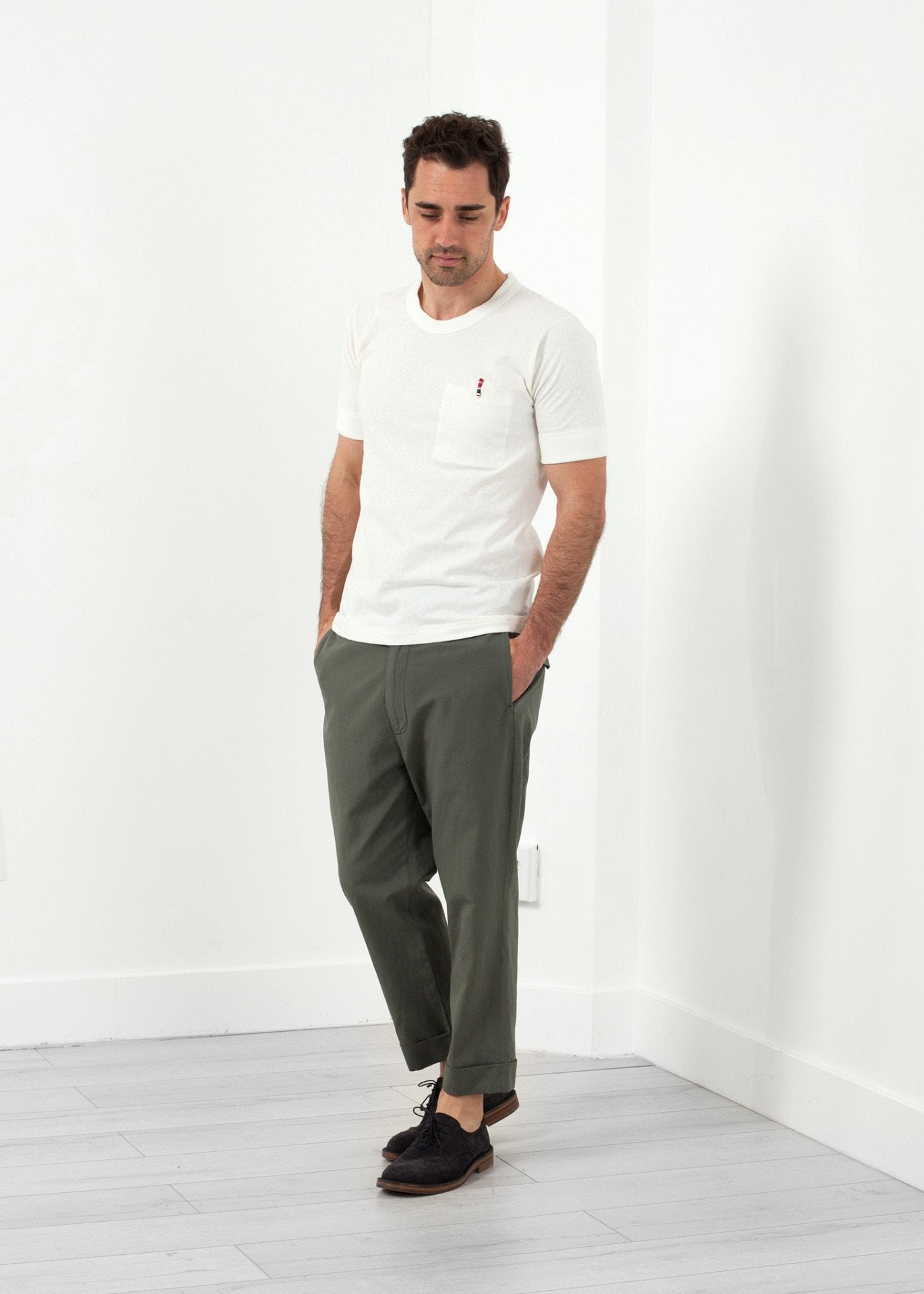 Flat Front Cuffed Trouser - formtest11