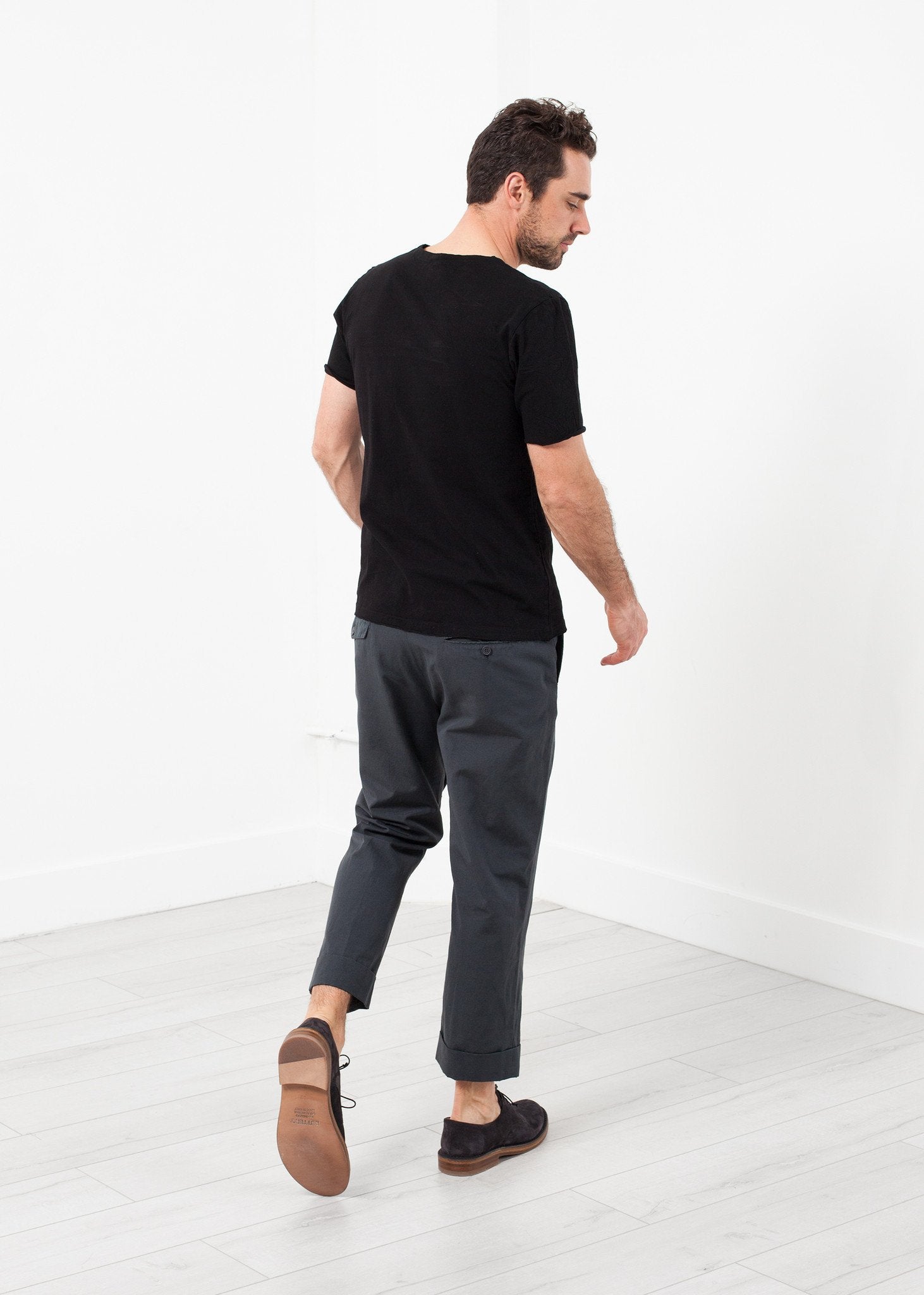 Flat Front Cuffed Trouser - formtest11