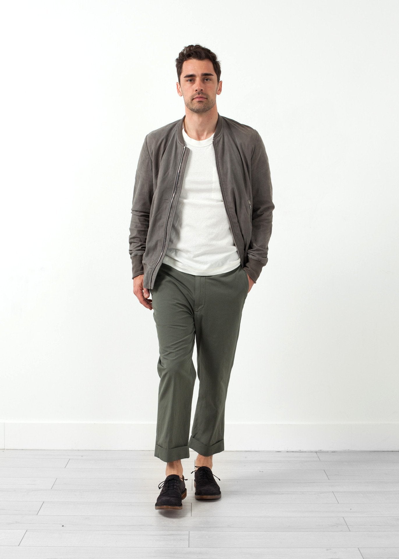 Flat Front Cuffed Trouser - formtest11