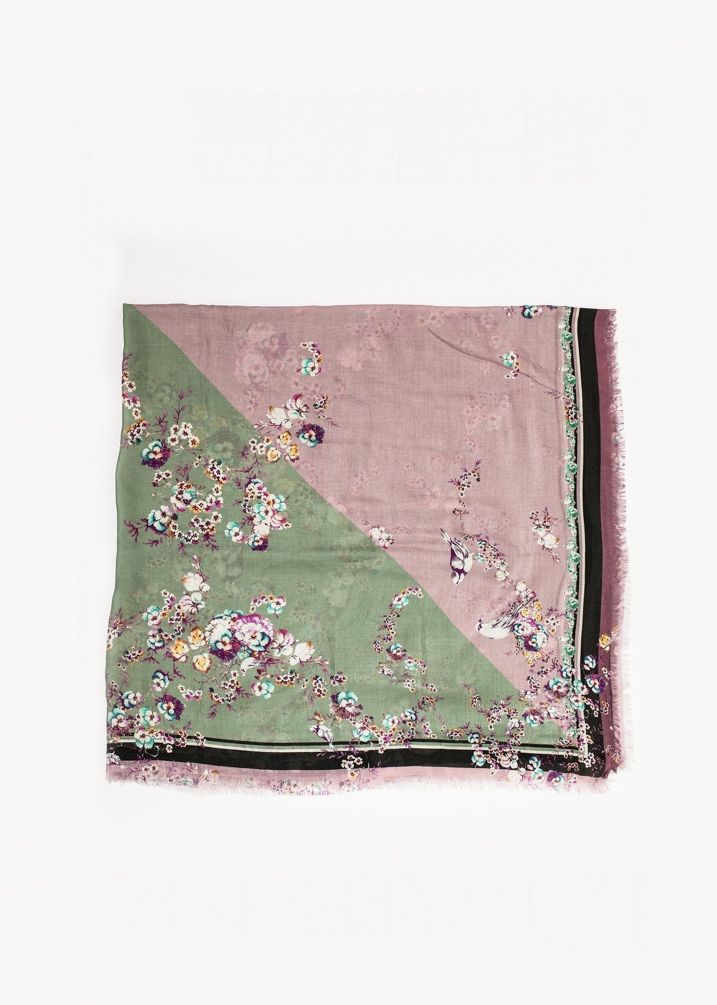 Floral Cashmere Scarf - formtest11