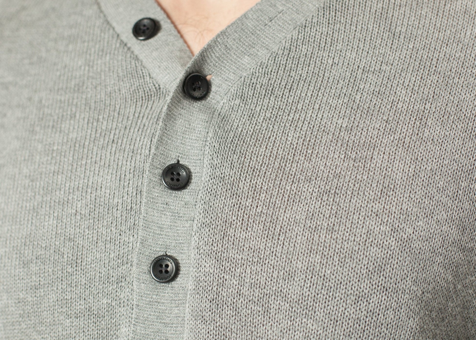 Garbo Henley in Grey - formtest11