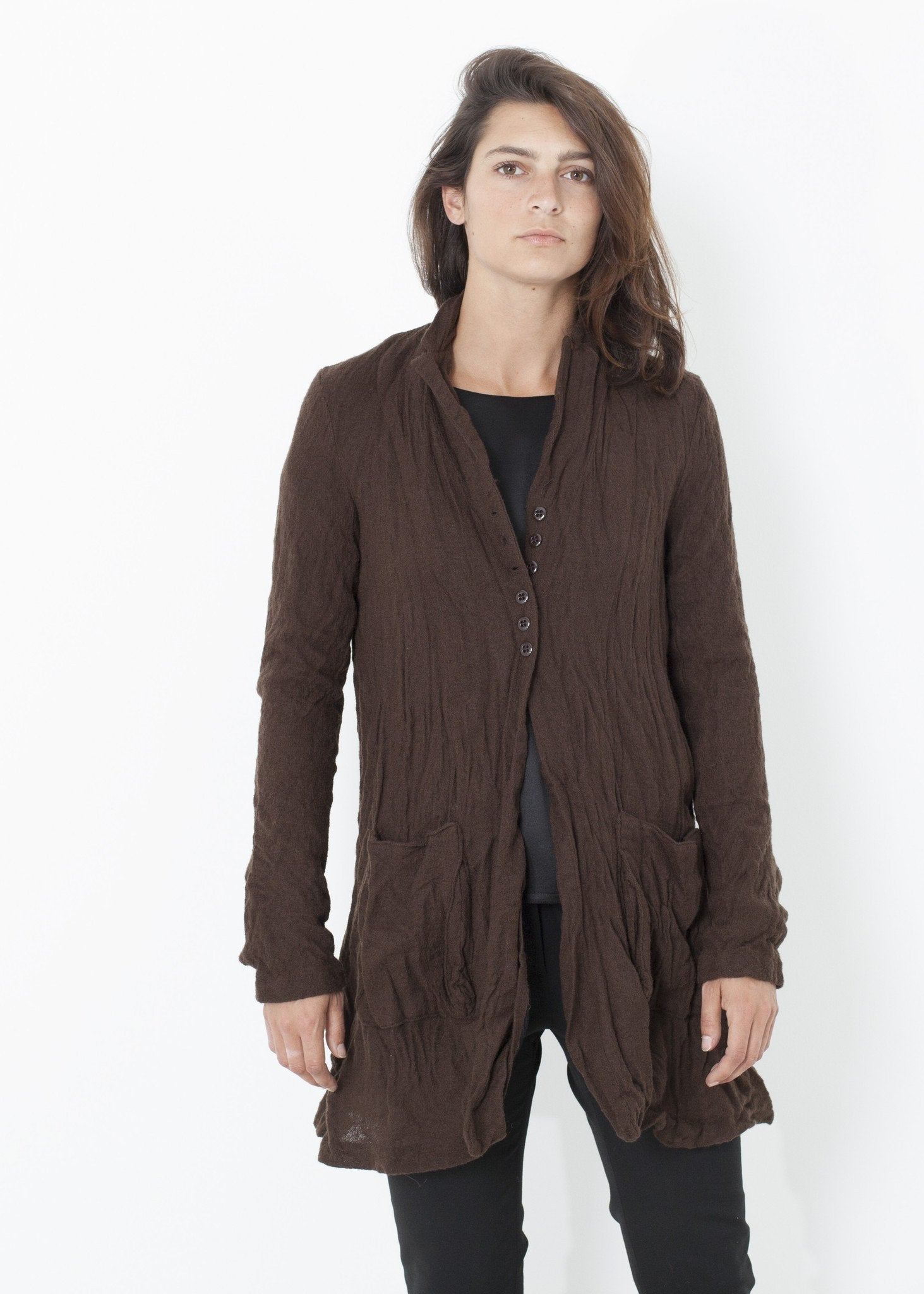 Ghost Wool Jacket in Brown - formtest11