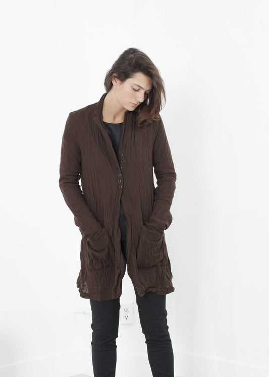 Ghost Wool Jacket in Brown - formtest11