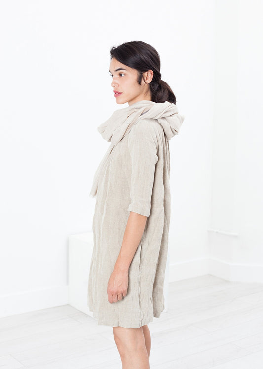 Hemp Dress in Natural - formtest11