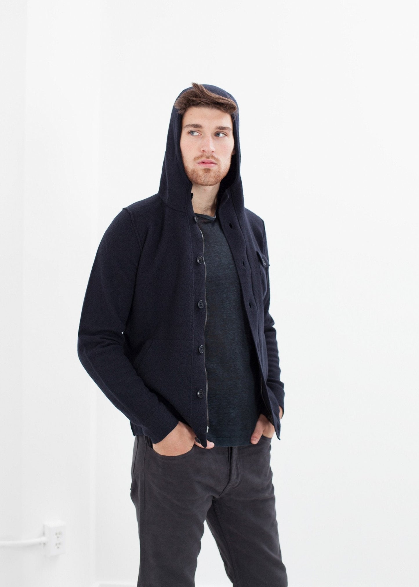 Hubbard Jacket in Navy - formtest11