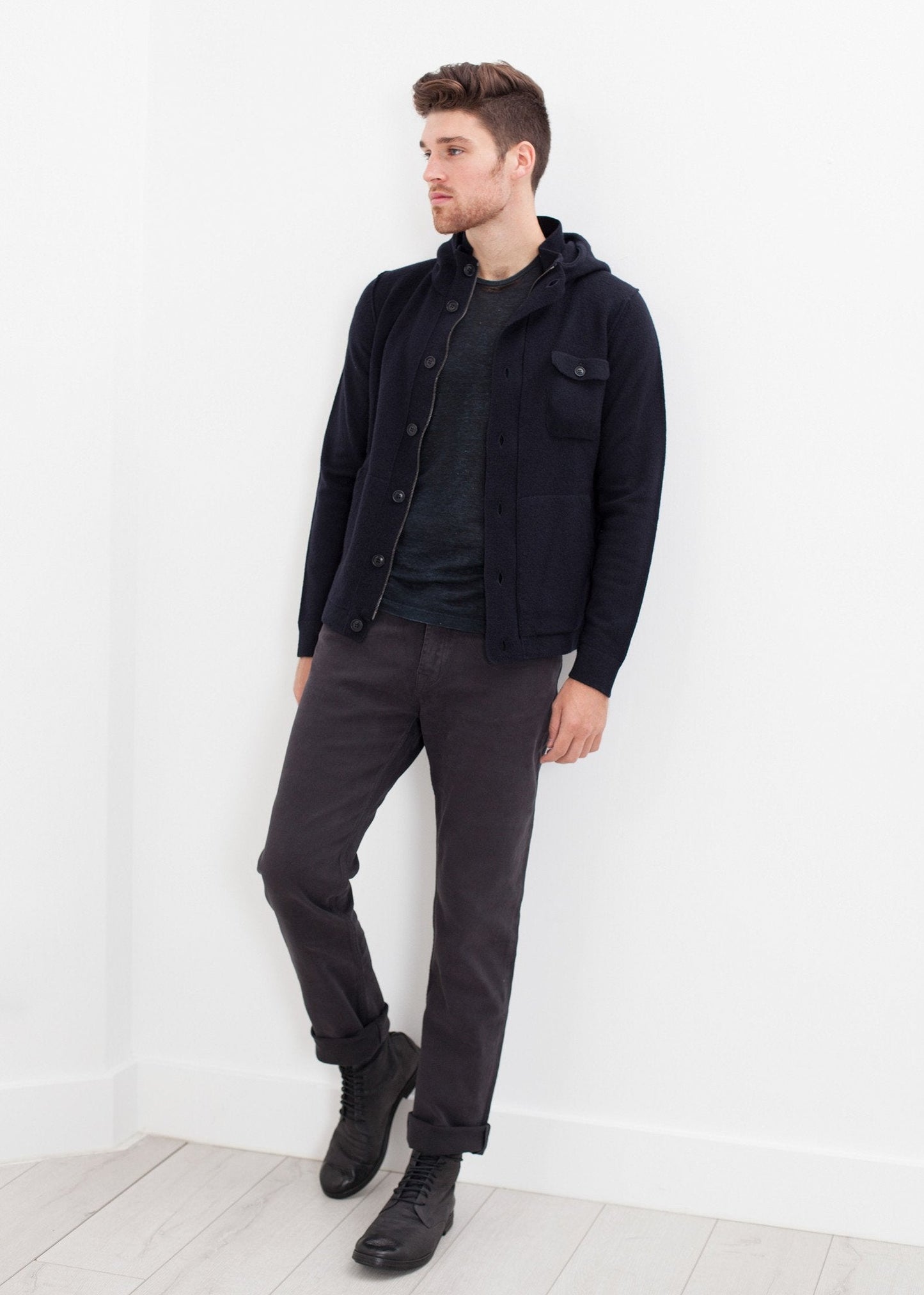 Hubbard Jacket in Navy - formtest11