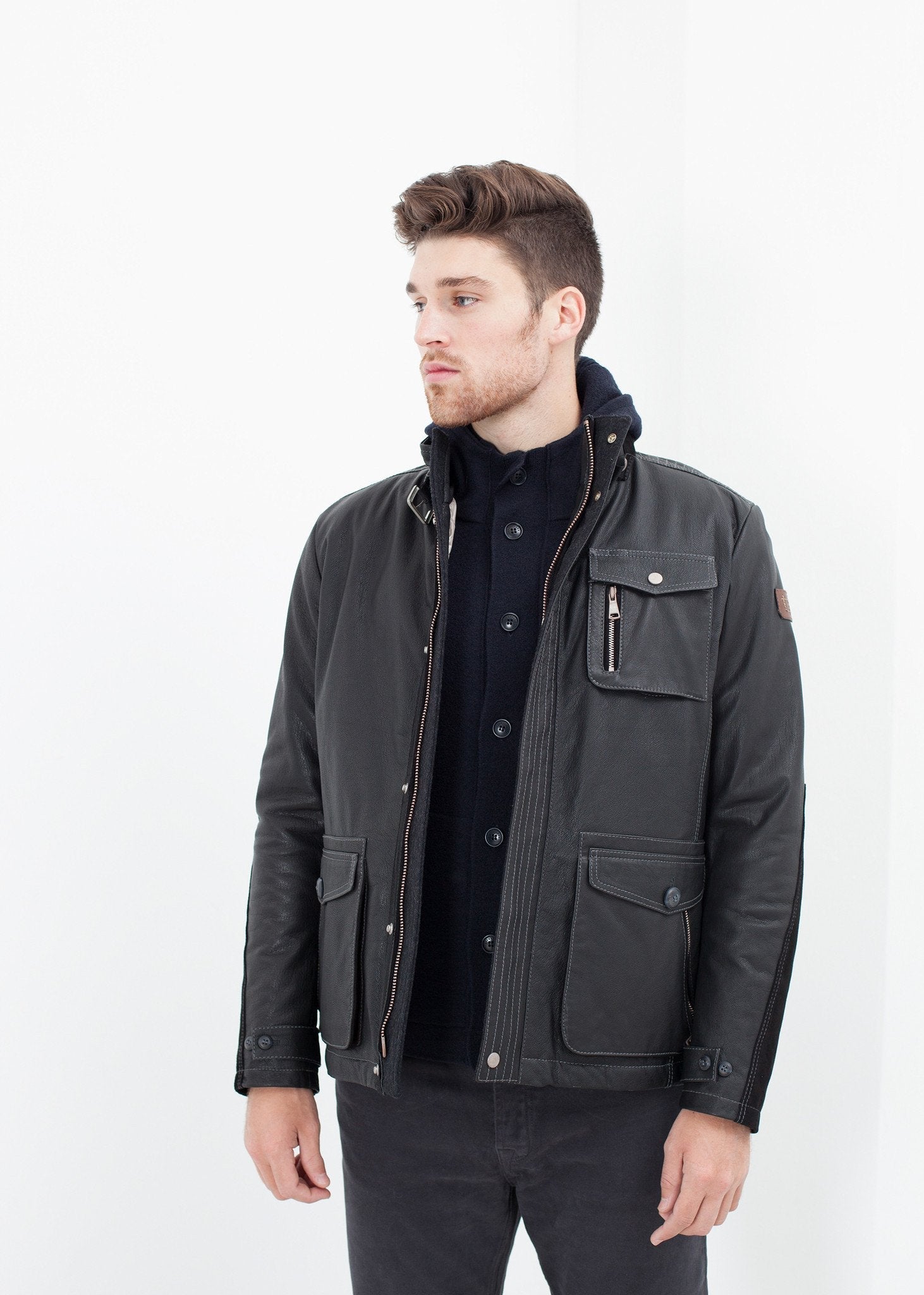 Hubbard Jacket in Navy - formtest11