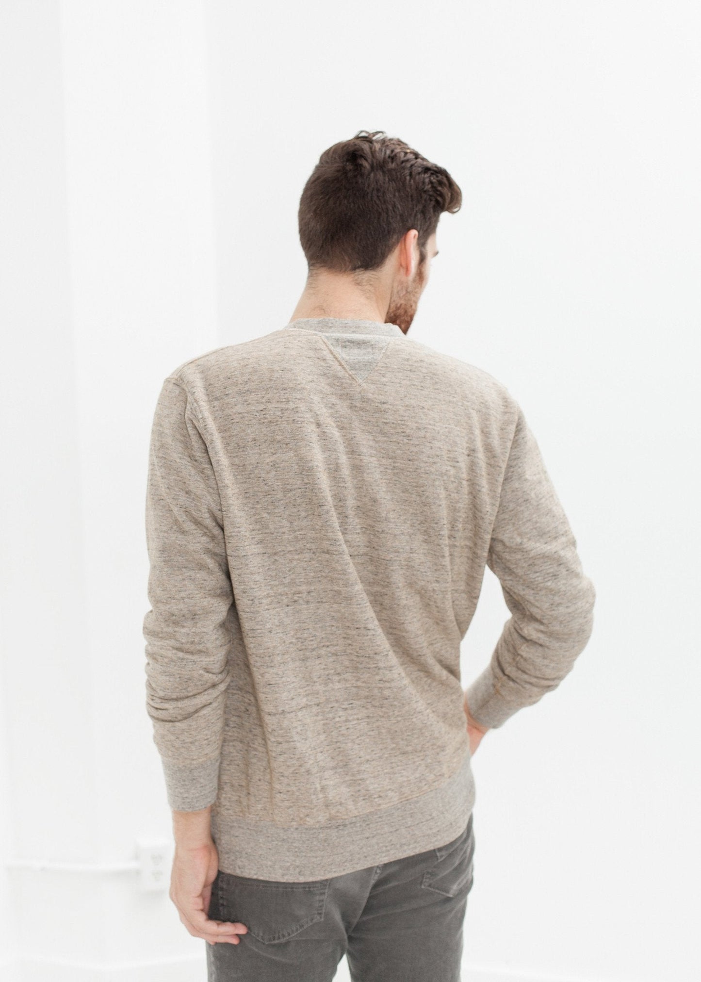 Jeth Sweatshirt in Grey/Rust - formtest11