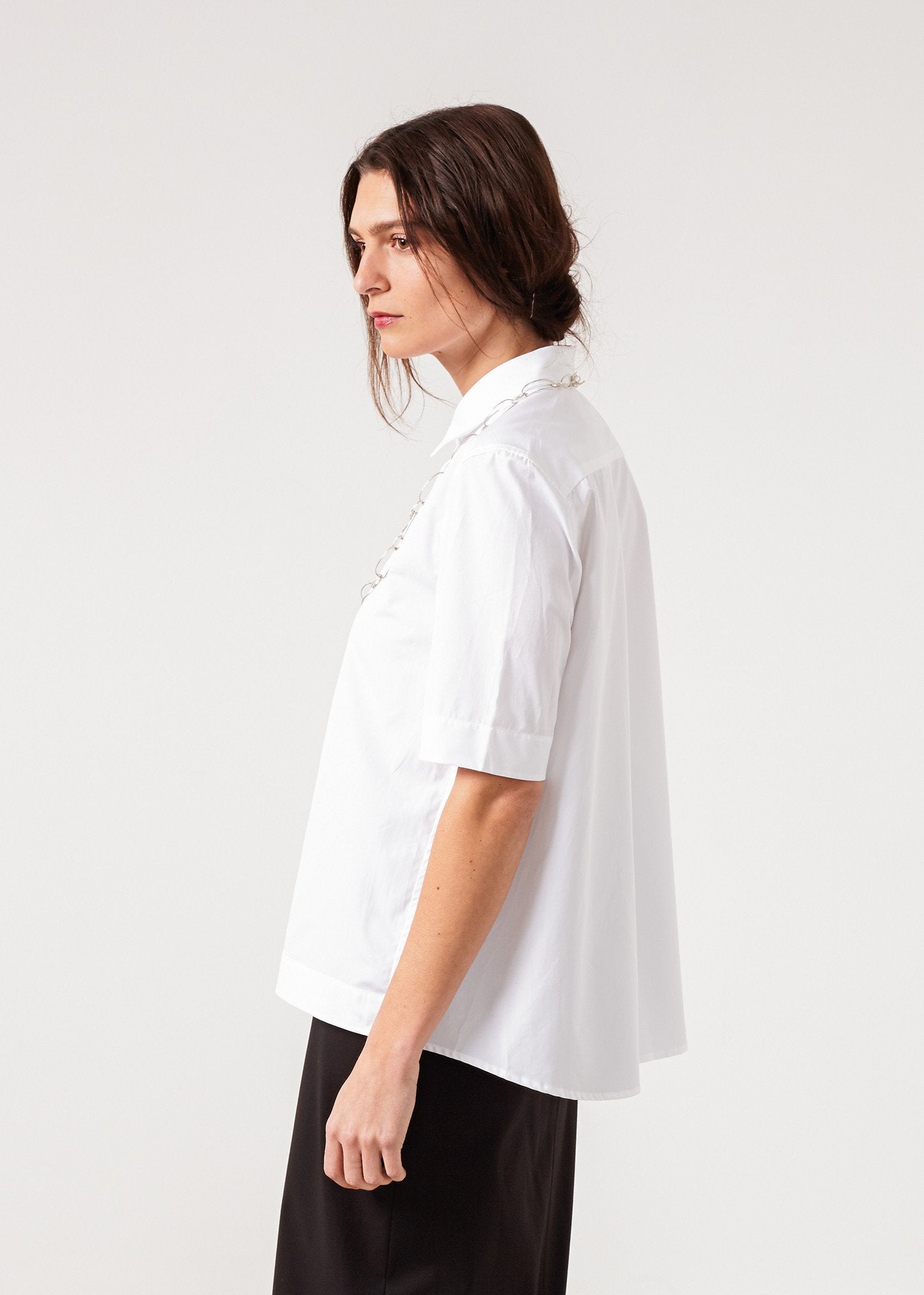 Lara Shirt in White - formtest11