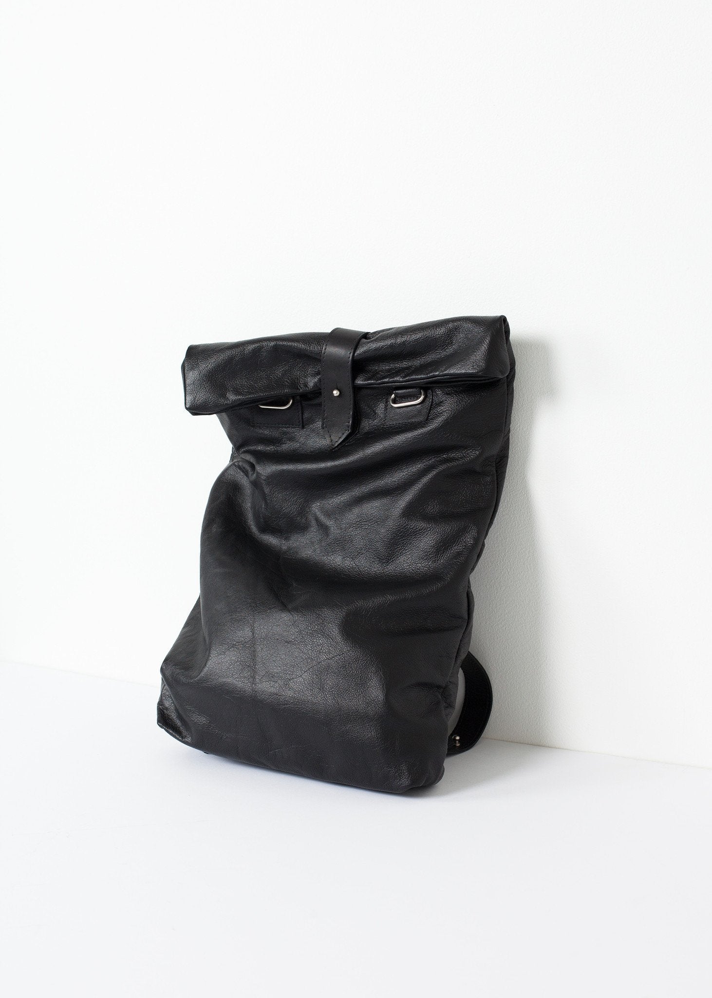 Leather Convertible Backpack - formtest11