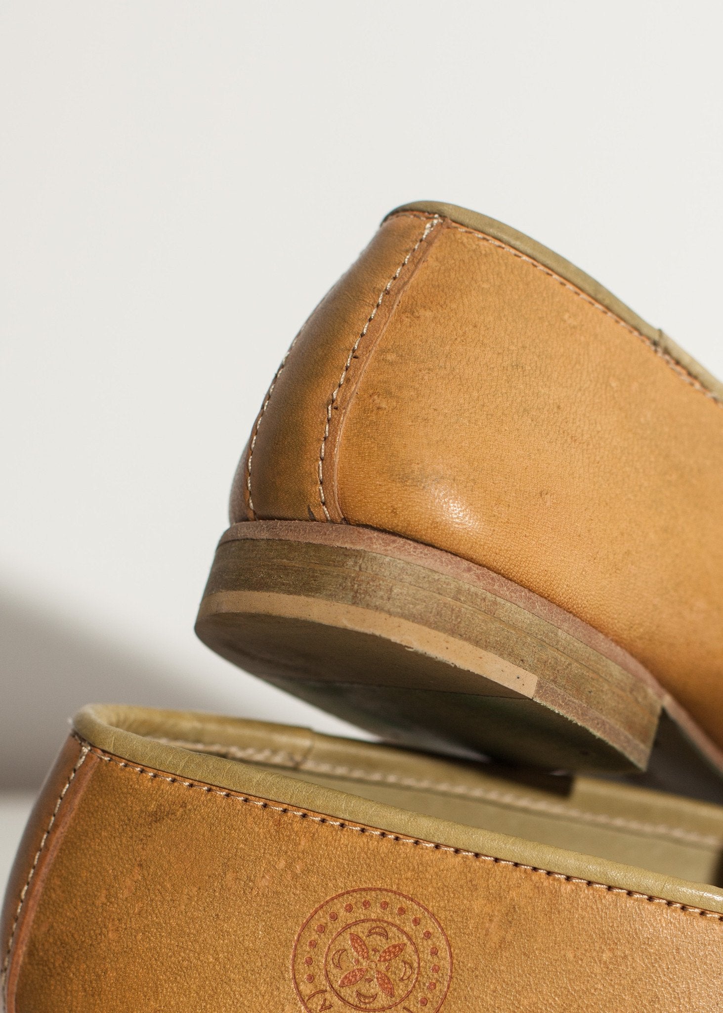 Leather Loafer in Lime - formtest11