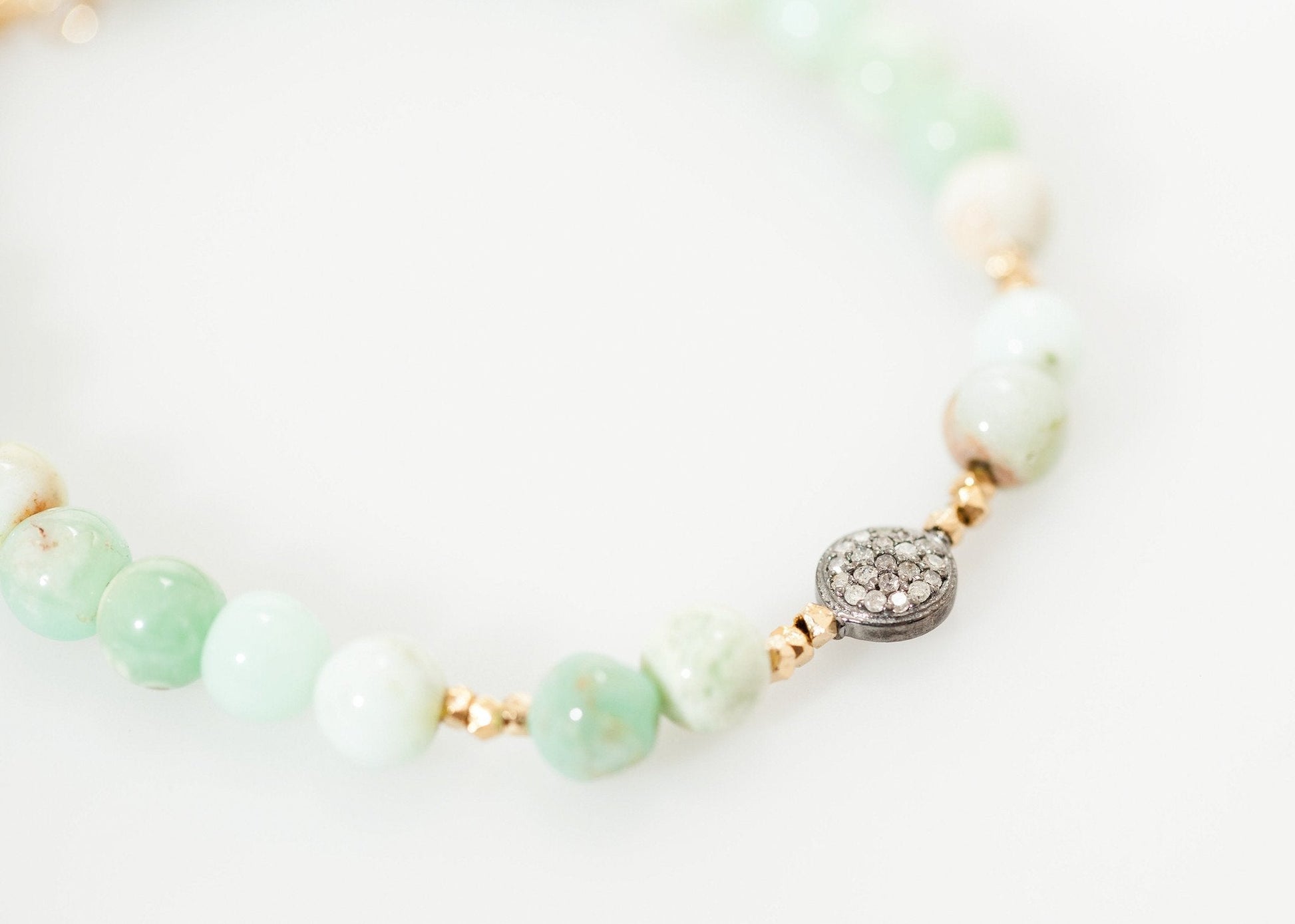 Leopold Bracelet in Green Chrysoprase - formtest11