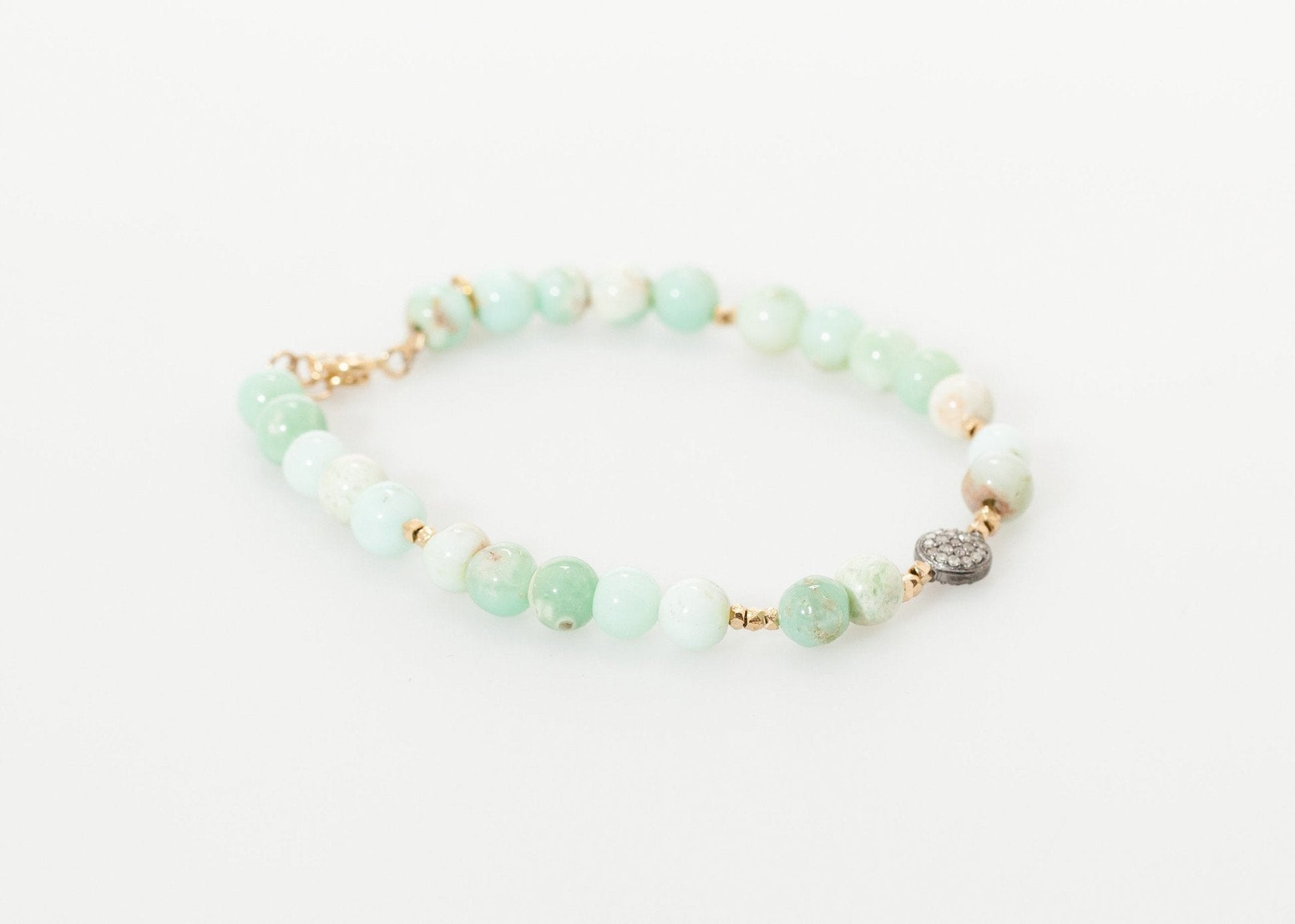 Leopold Bracelet in Green Chrysoprase - formtest11