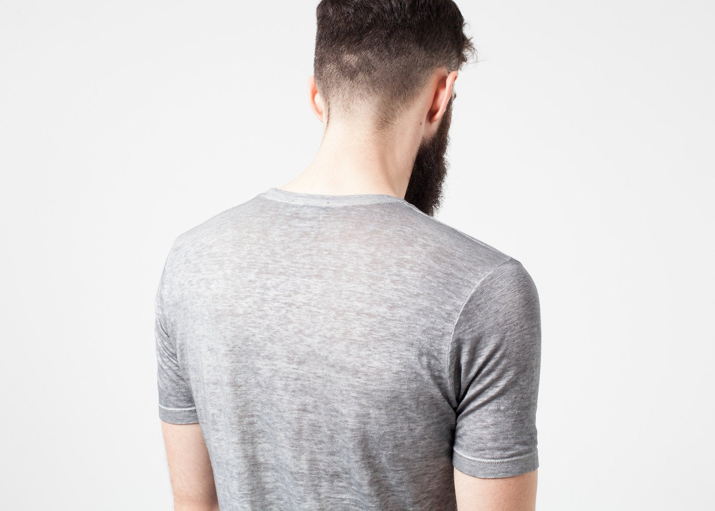 Linen T-shirt in Dolphin - formtest11