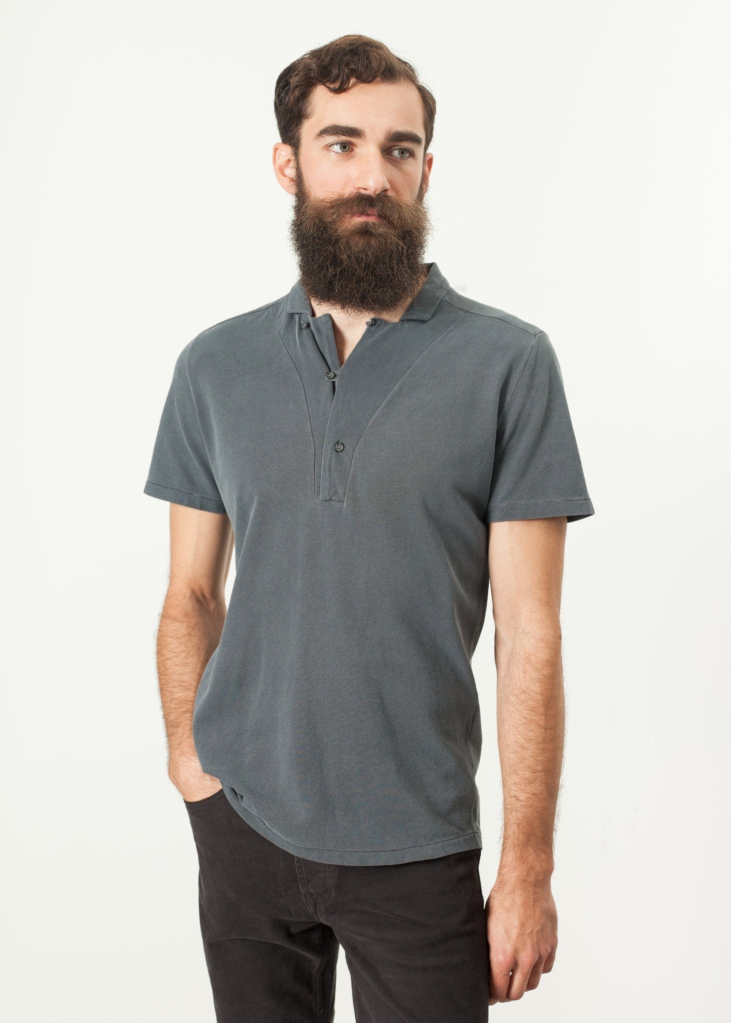 Lio Shirt in Grey - formtest11