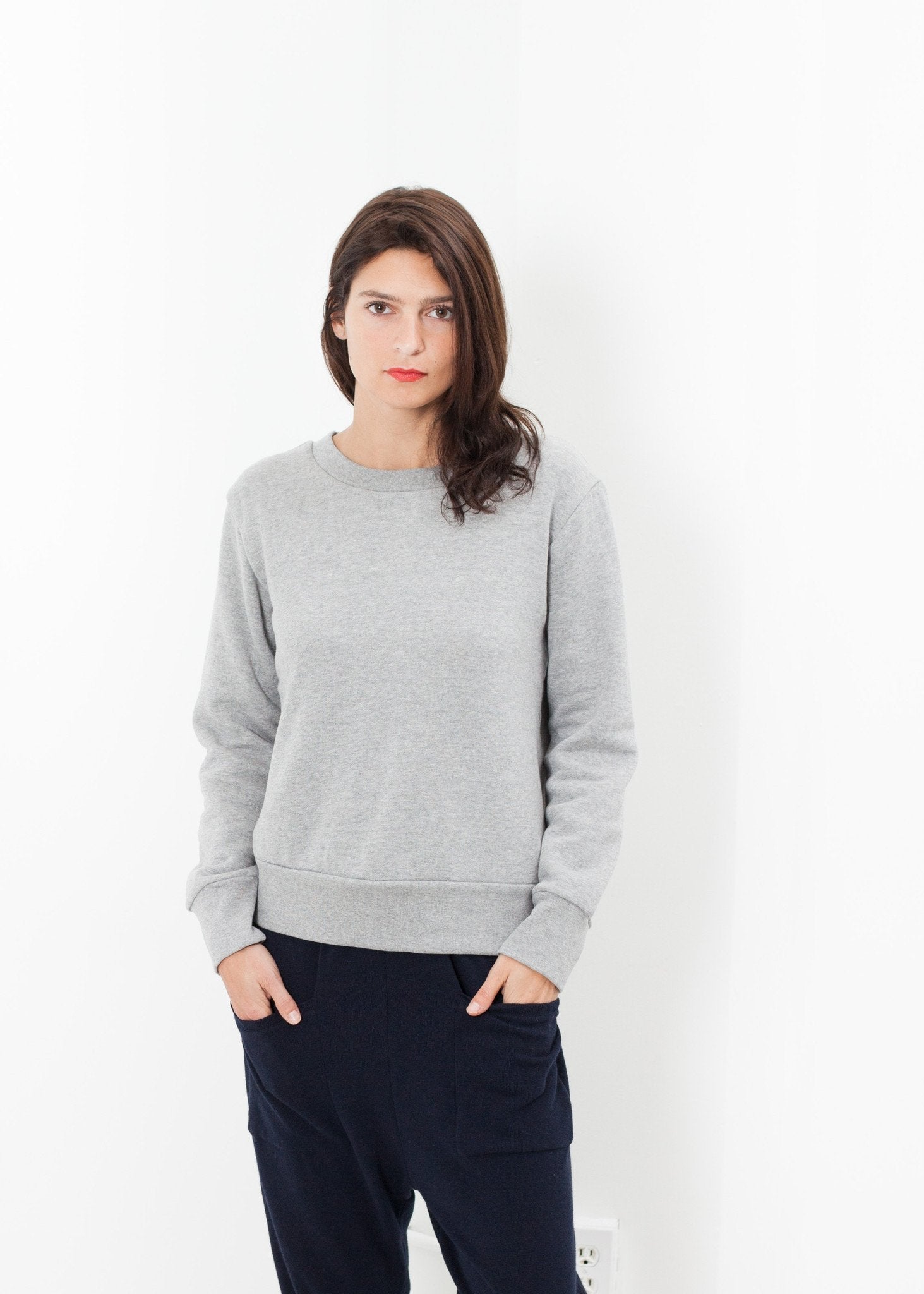 Loopwheeler Sweatshirt in Grey - formtest11