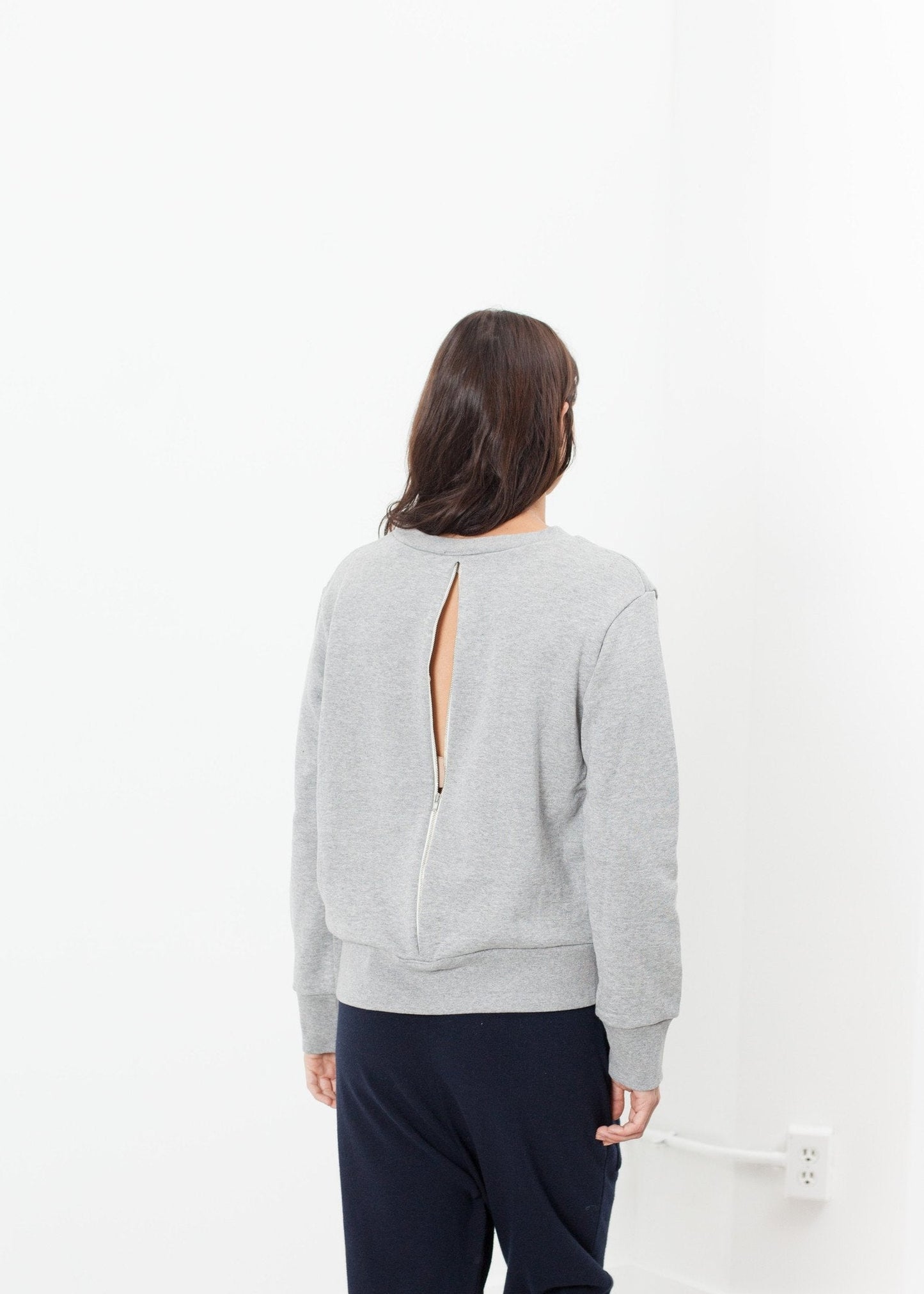 Loopwheeler Sweatshirt in Grey - formtest11