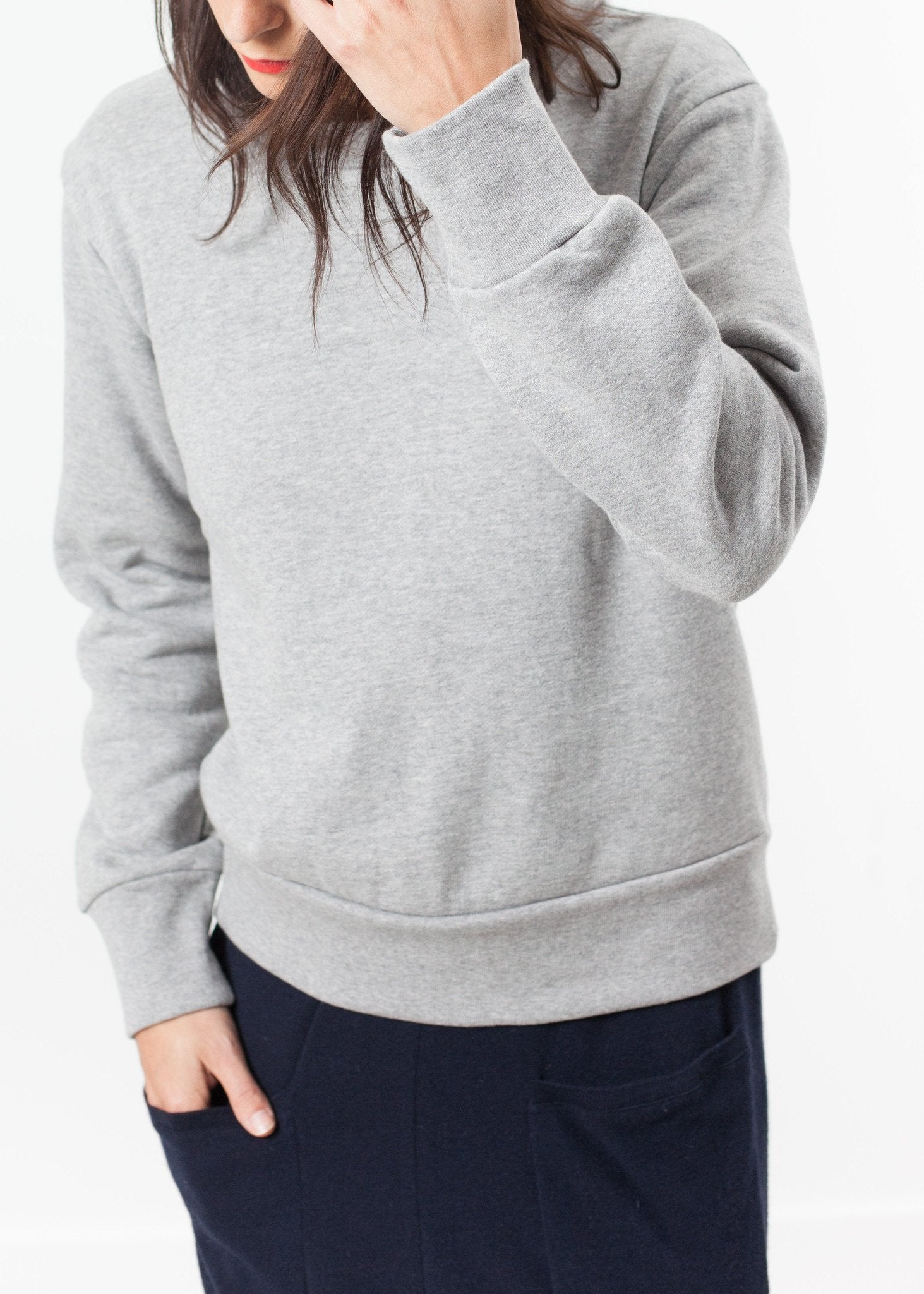 Loopwheeler Sweatshirt in Grey - formtest11