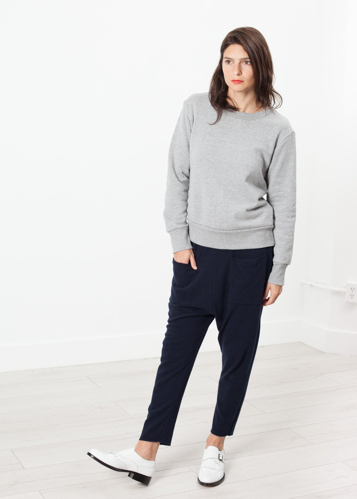 Loopwheeler Sweatshirt in Grey - formtest11