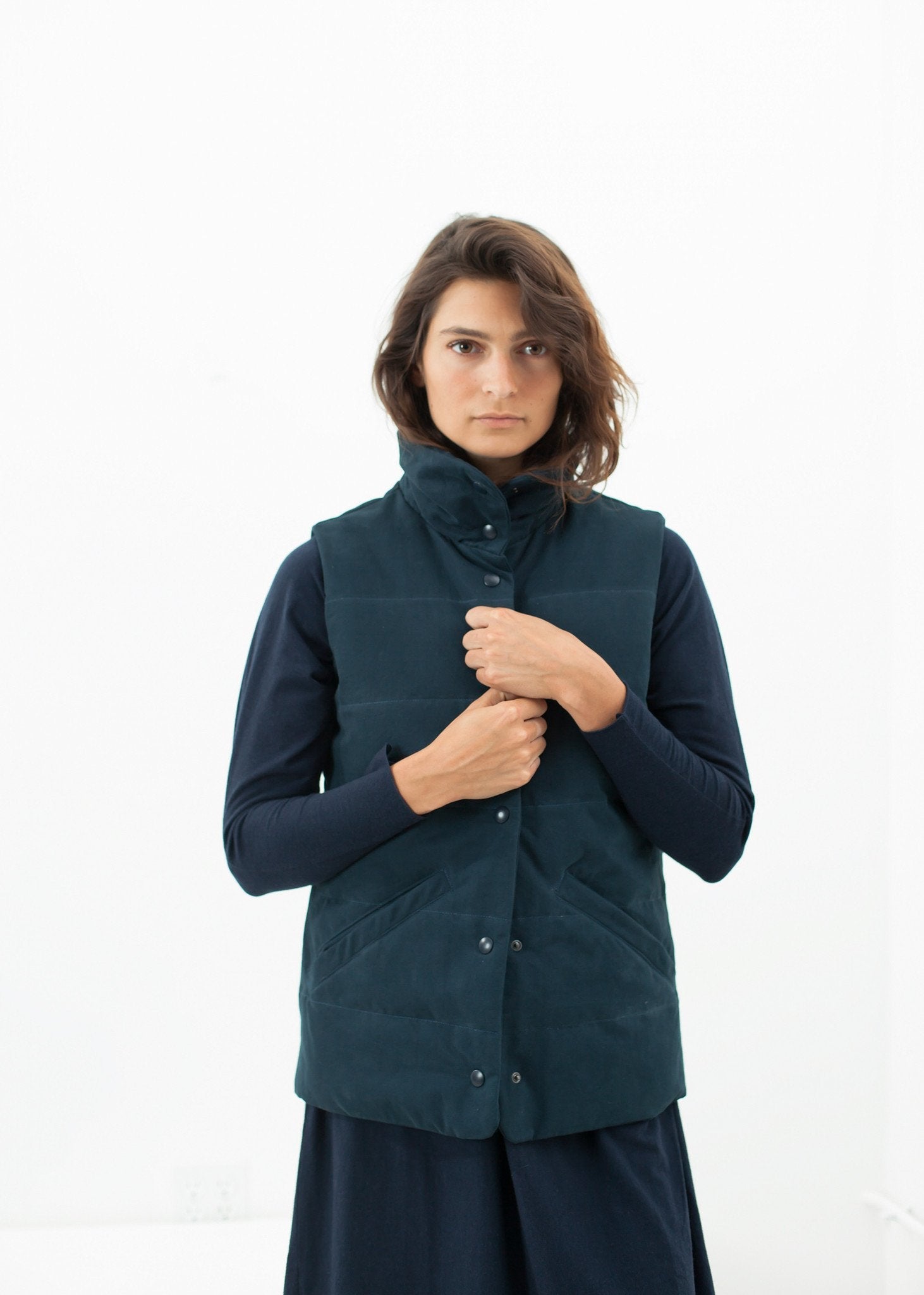 Ludo Vest in Marine - formtest11