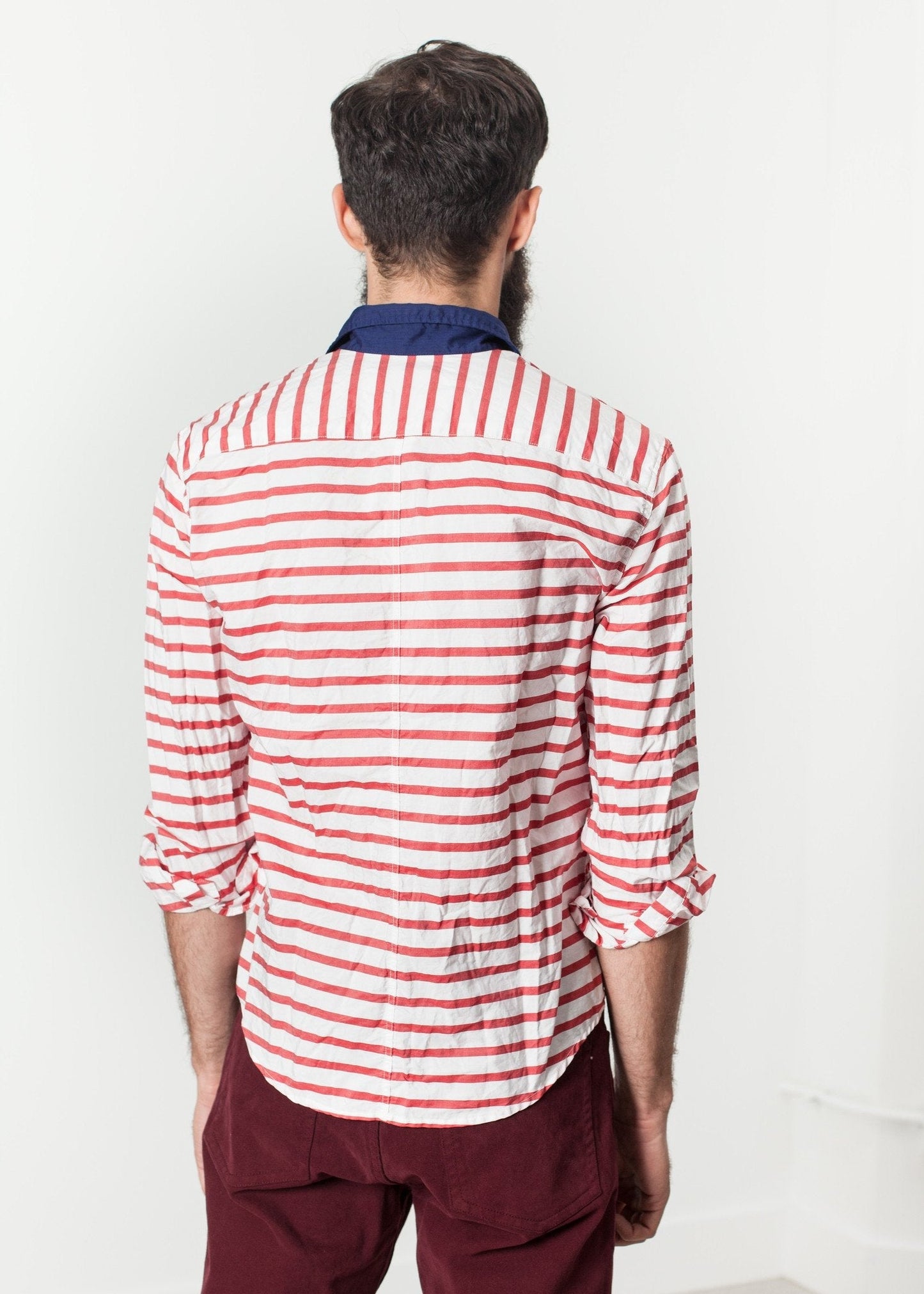 Luke Shirt in Red Stripe - formtest11