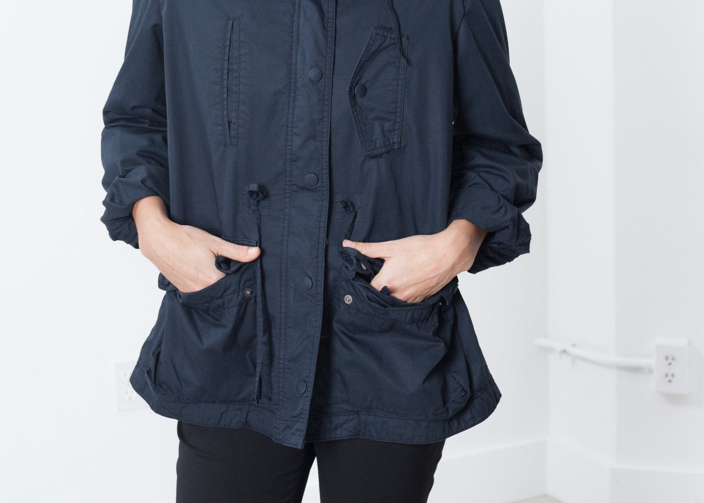 Marquee Coat in Steel - formtest11